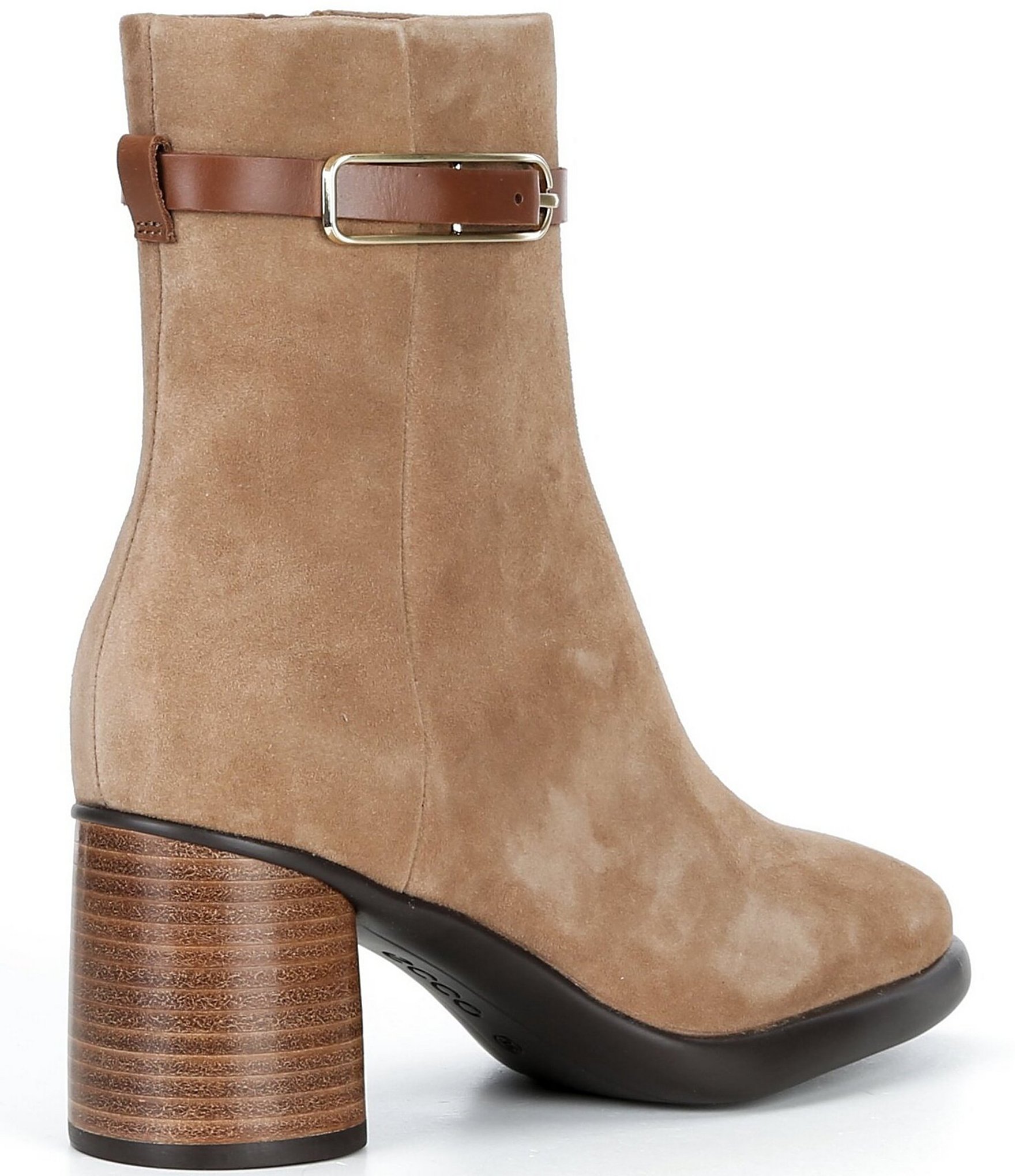 ECCO Sculpted Lx 55 Suede Ankle Booties