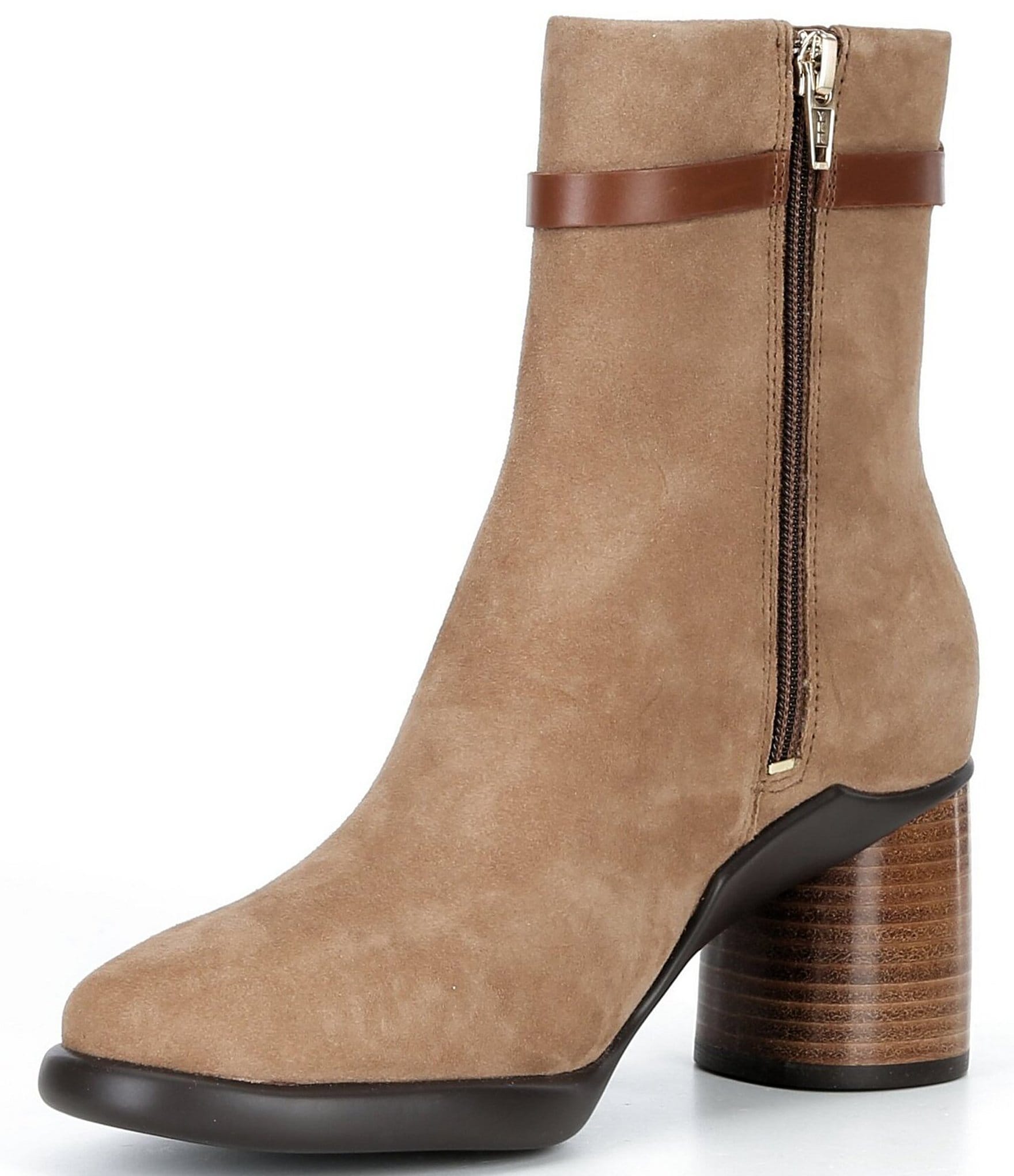 ECCO Sculpted Lx 55 Suede Ankle Booties