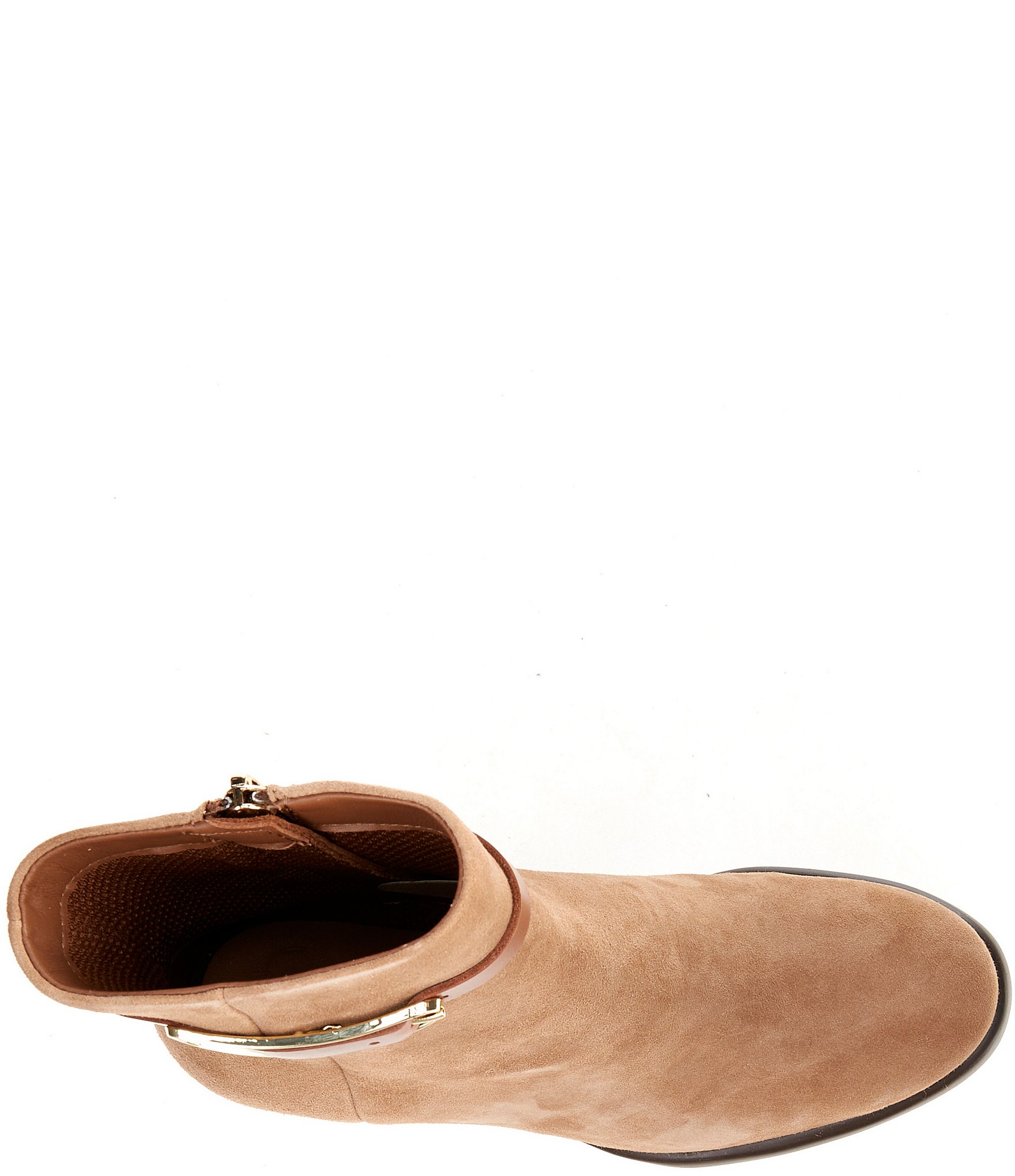 ECCO Sculpted Lx 55 Suede Ankle Booties