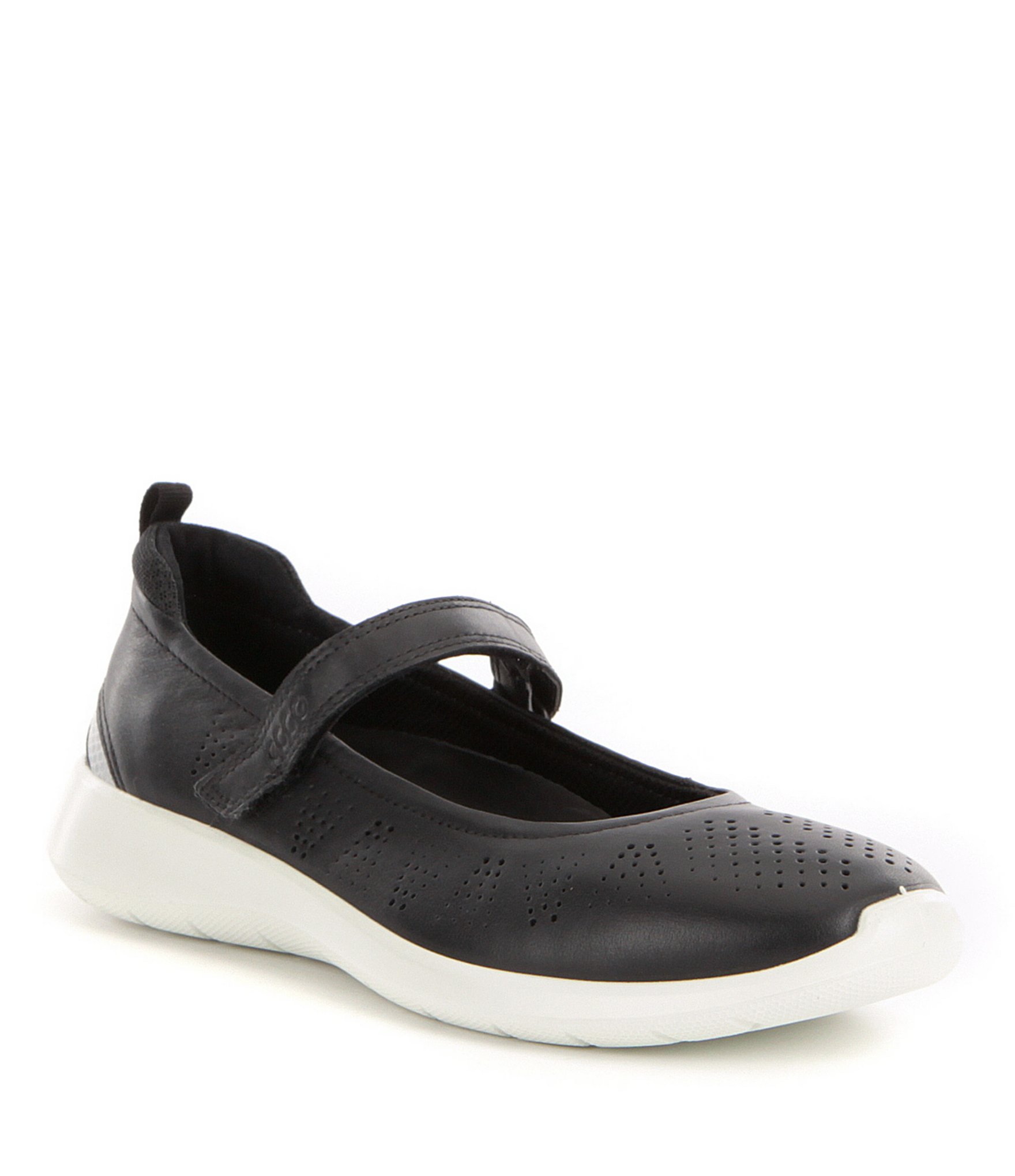 ECCO Soft 5 Mesh & Leather Mary Janes | Dillards