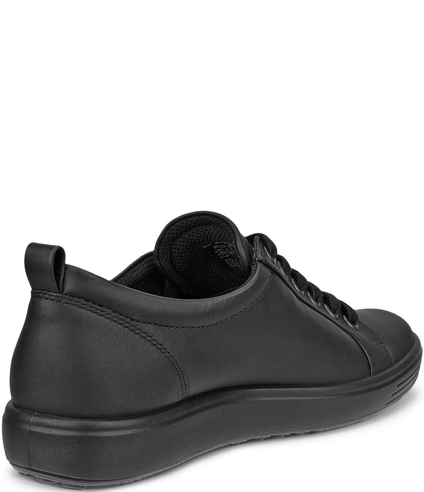ECCO Soft 7 Leather Gore-Tex Lace Up Sneakers