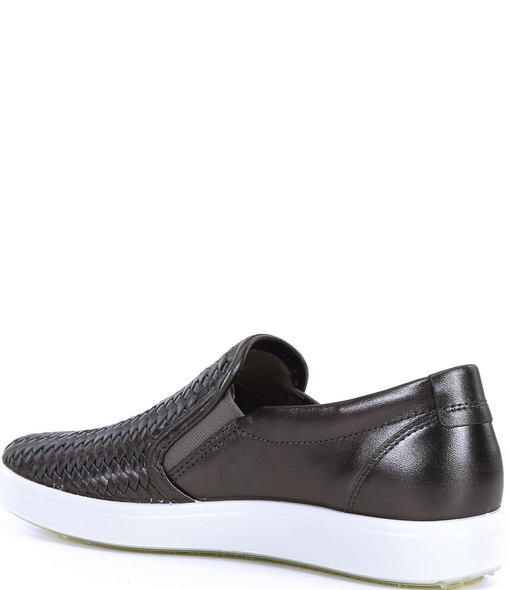 ECCO Soft 7 Woven Leather Slip On II Sneakers