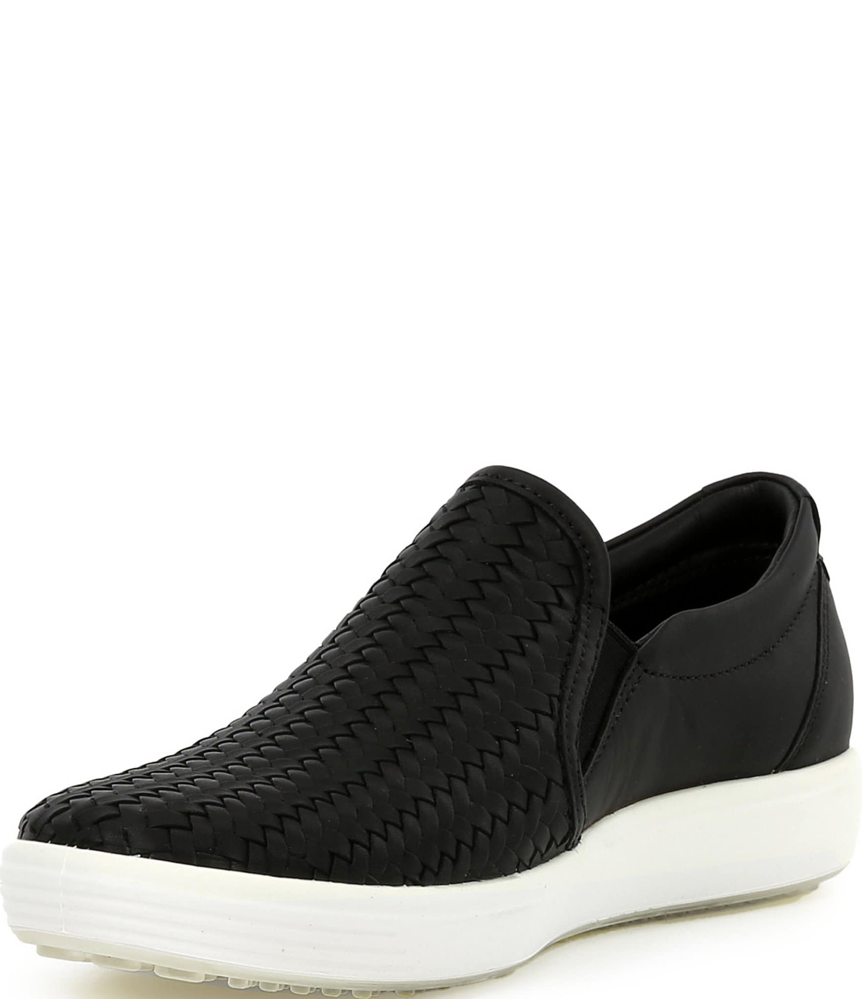 ECCO Soft 7 Woven Leather Slip On II Sneakers