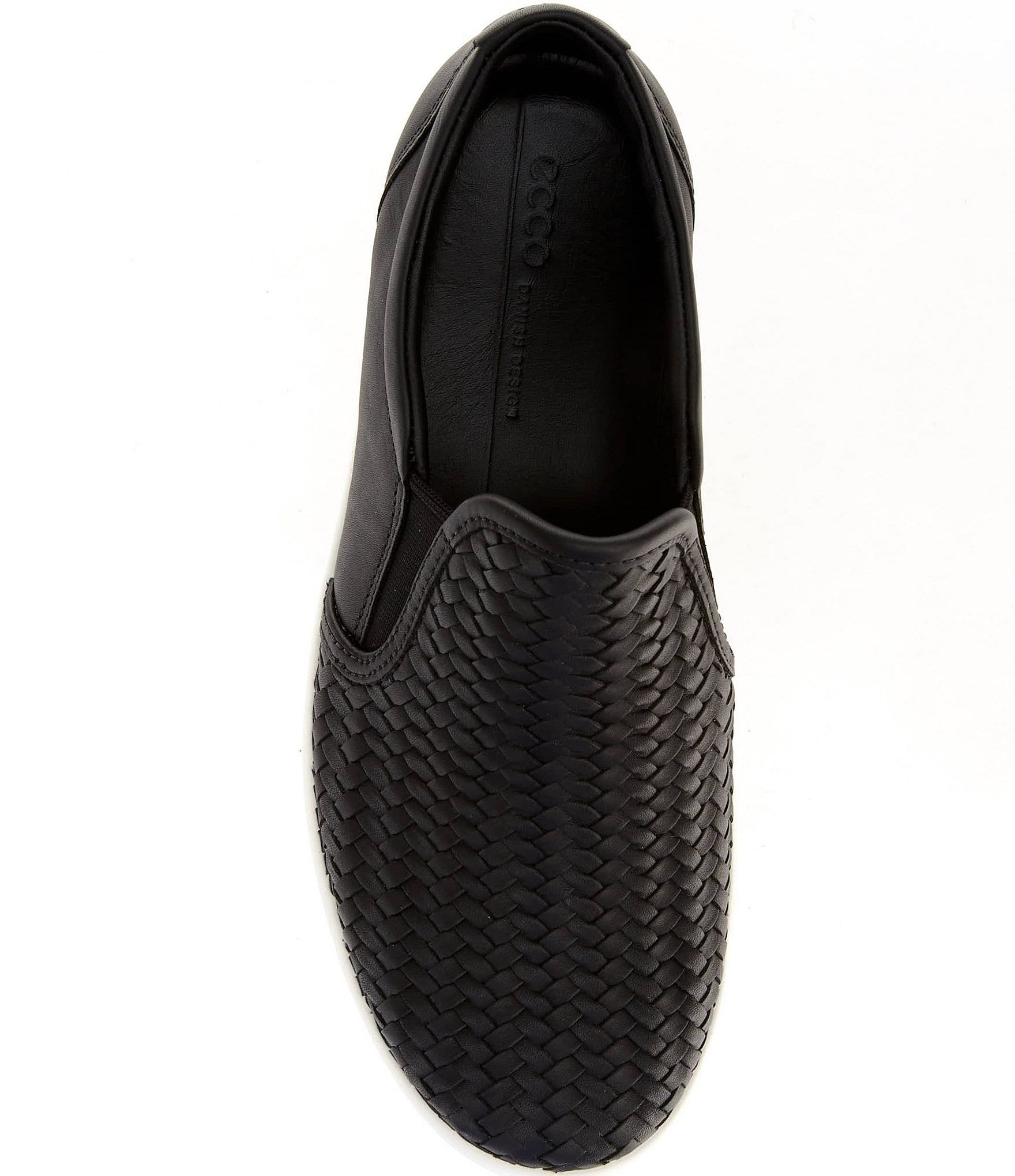 ECCO Soft 7 Woven Leather Slip On II Sneakers