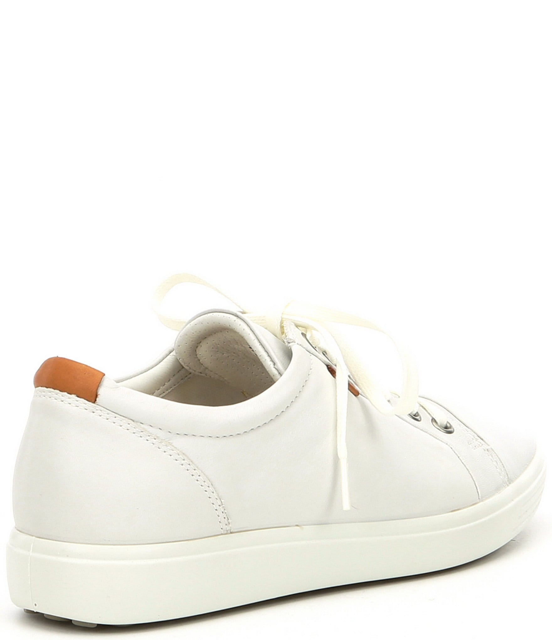 ECCO Women's Soft VII Leather Lace-Up Sneakers