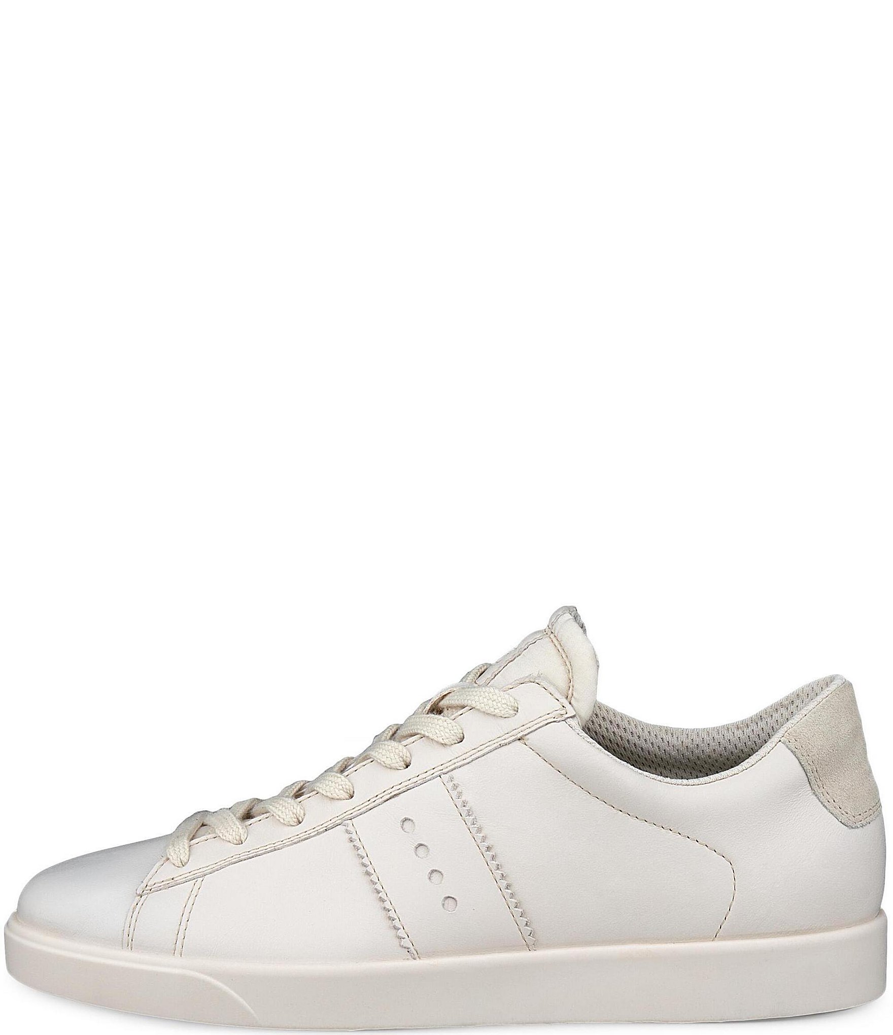 ECCO Street Lite Leather Lace Up Sneakers