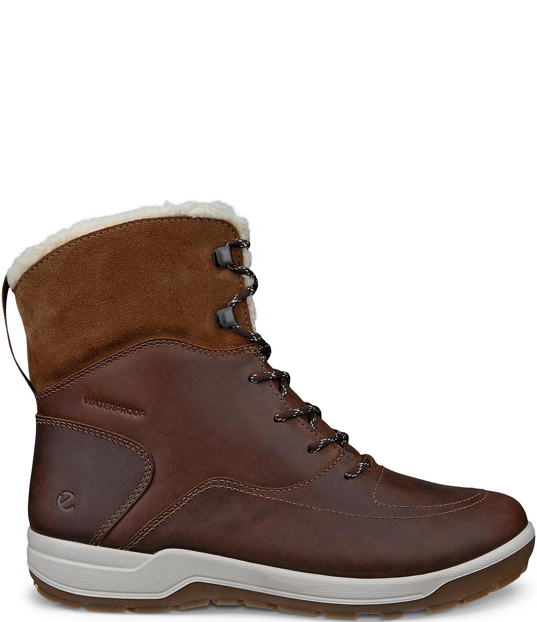 ECCO Women's Trace Lite Waterproof Leather Winter Booties