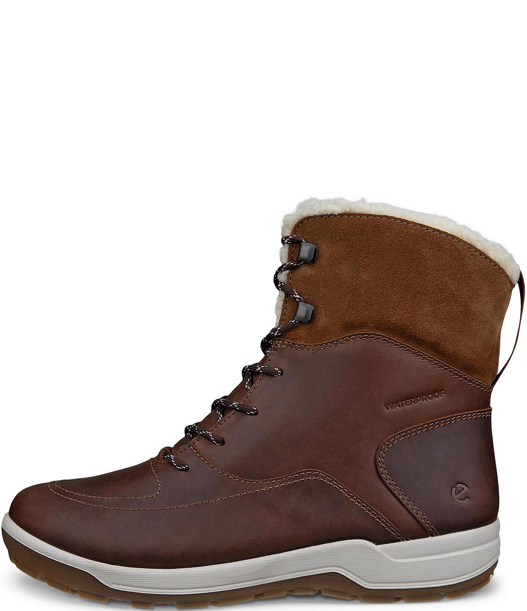ECCO Women's Trace Lite Waterproof Leather Winter Booties