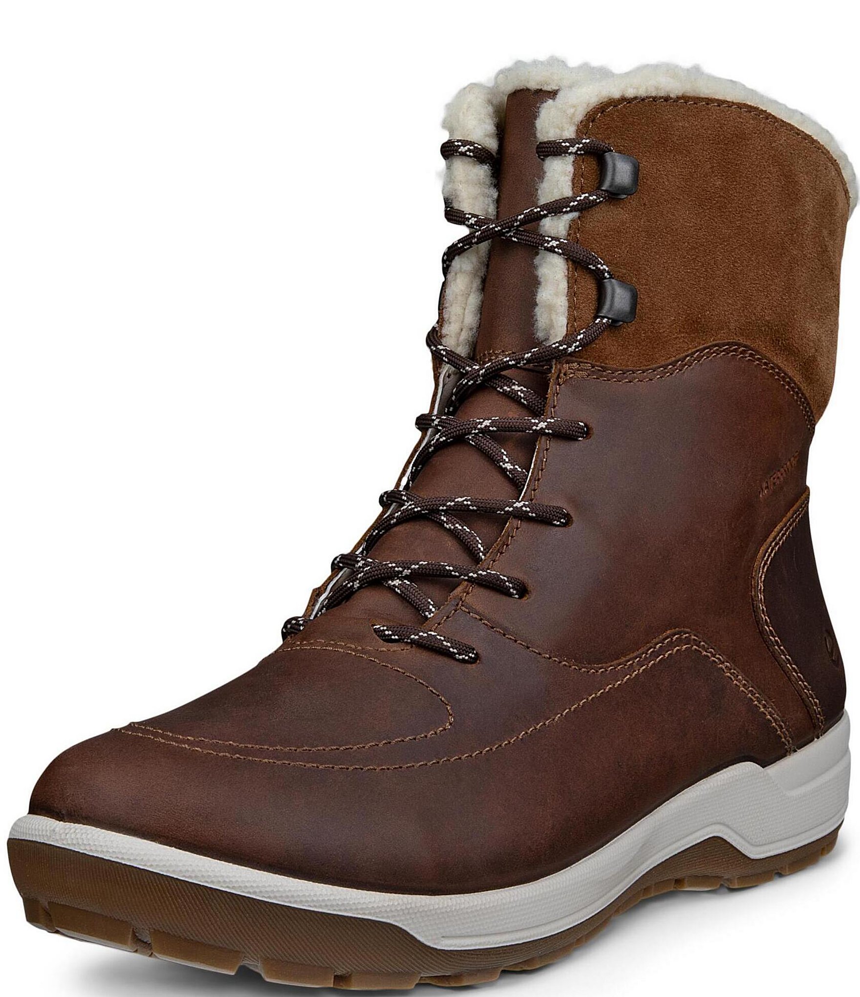 ECCO Women's Trace Lite Waterproof Leather Winter Booties