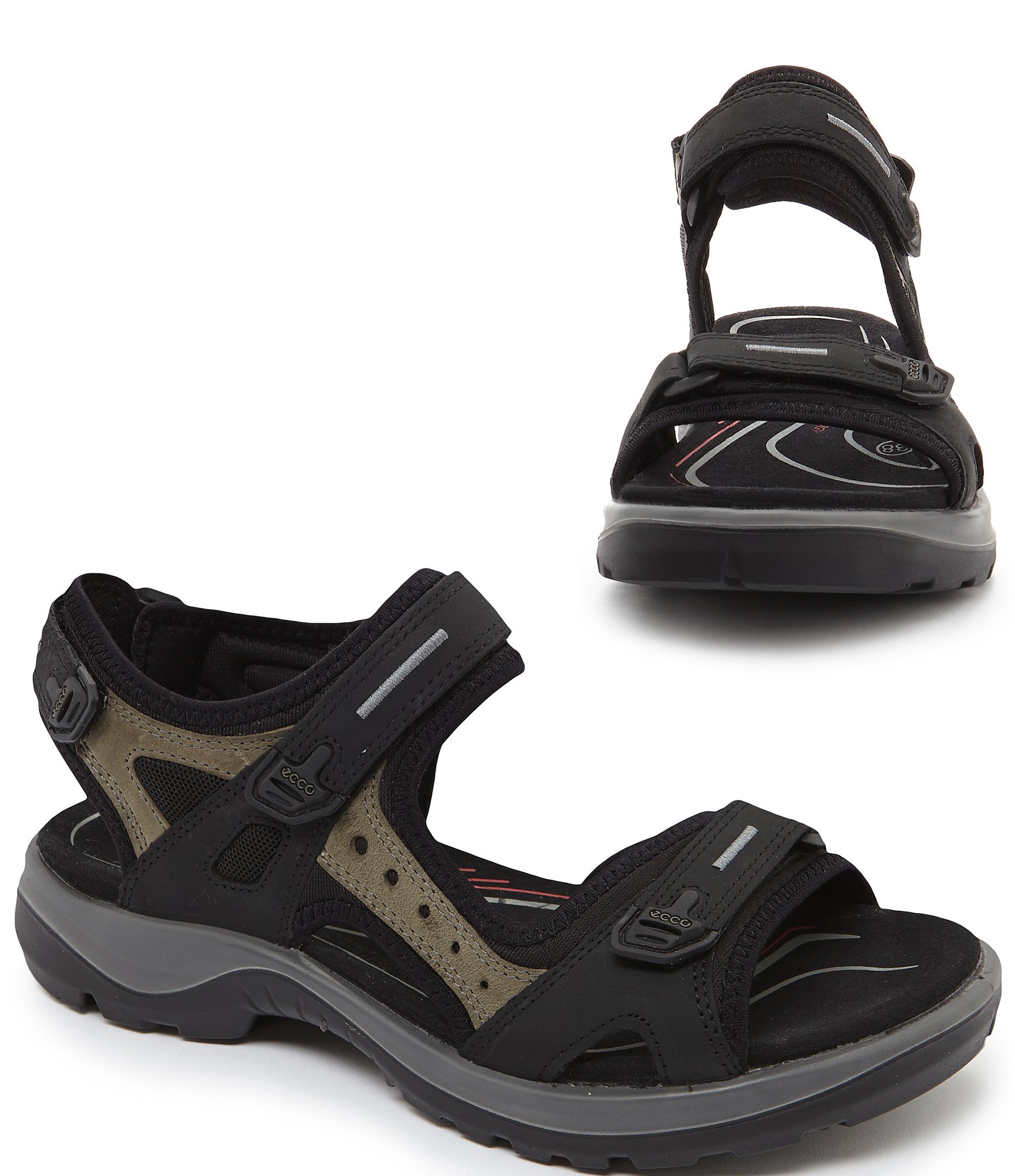 ECCO Offroad Yucatan Adjustable Strap Leather Sandals