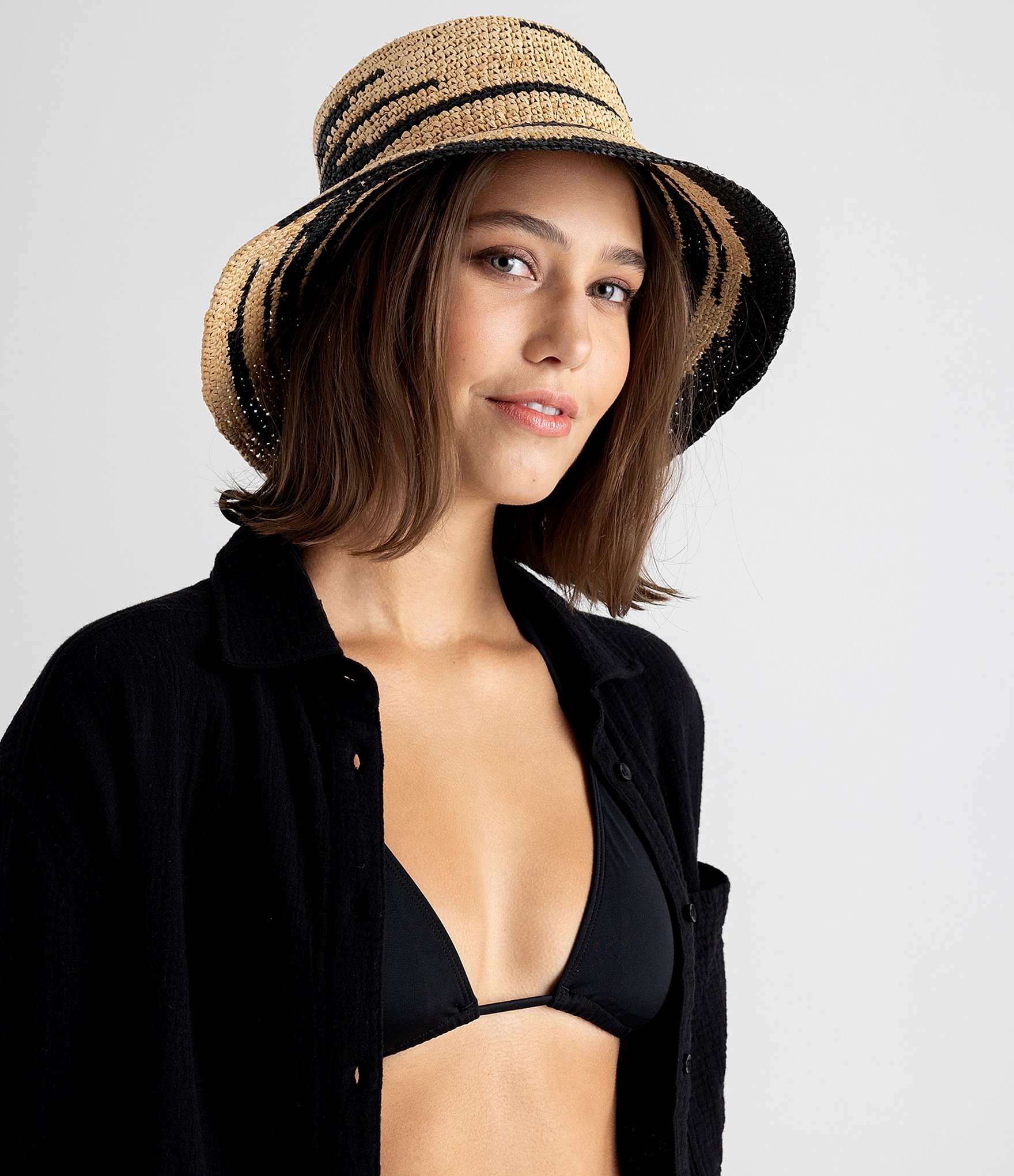 Echo Bimini Raffia Bucket Hat