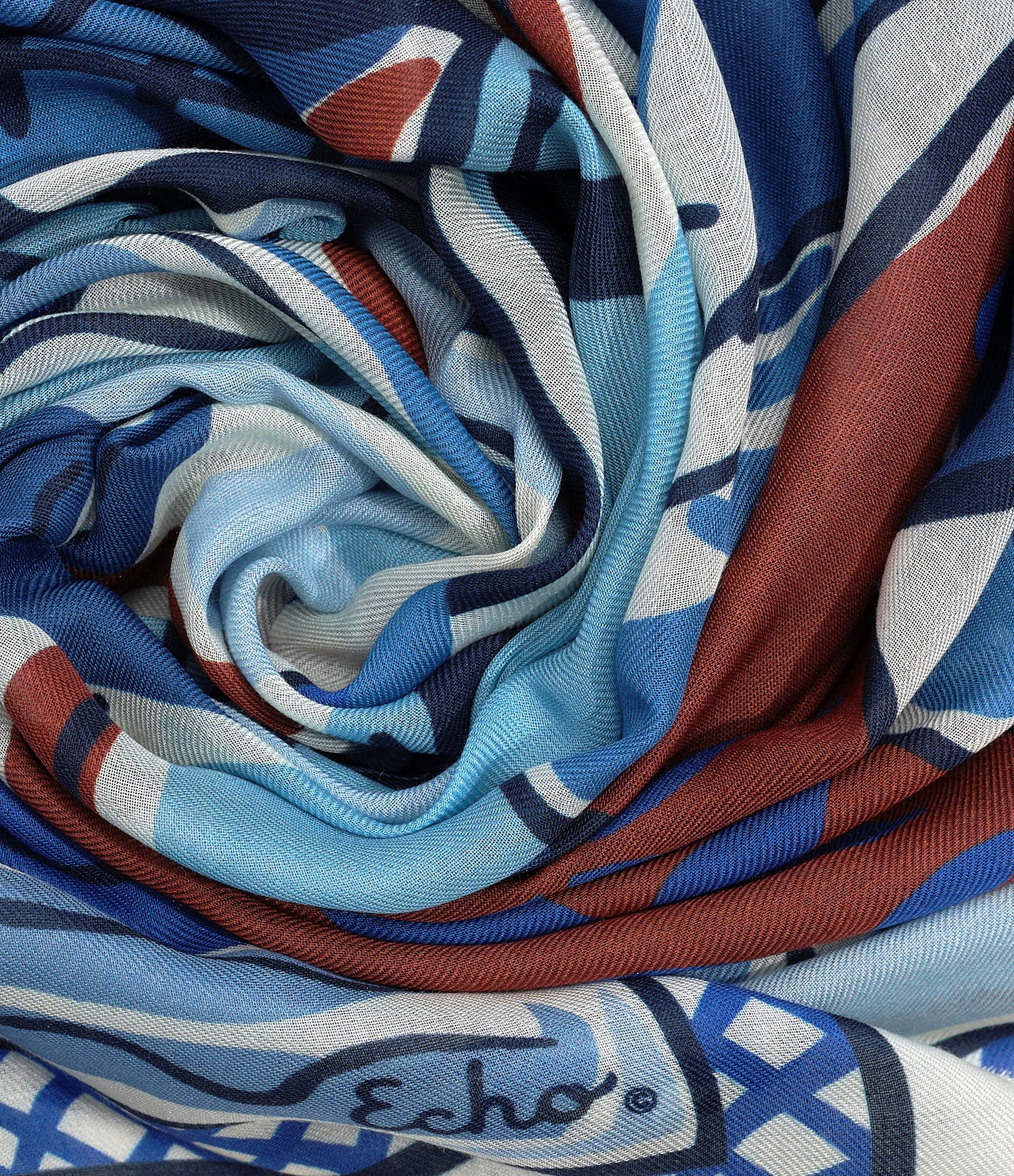 Echo Cubists Woven Square Scarf