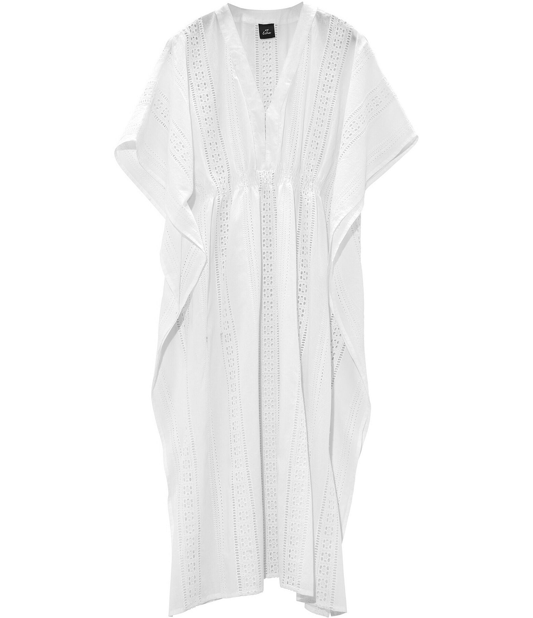 Echo Eyelet Maxi Caftan