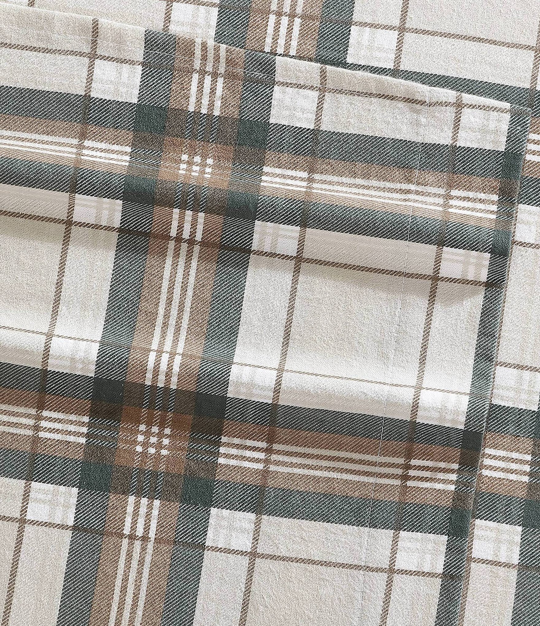 Eddie Bauer Edgewood Plaid Flannel Sheet Set