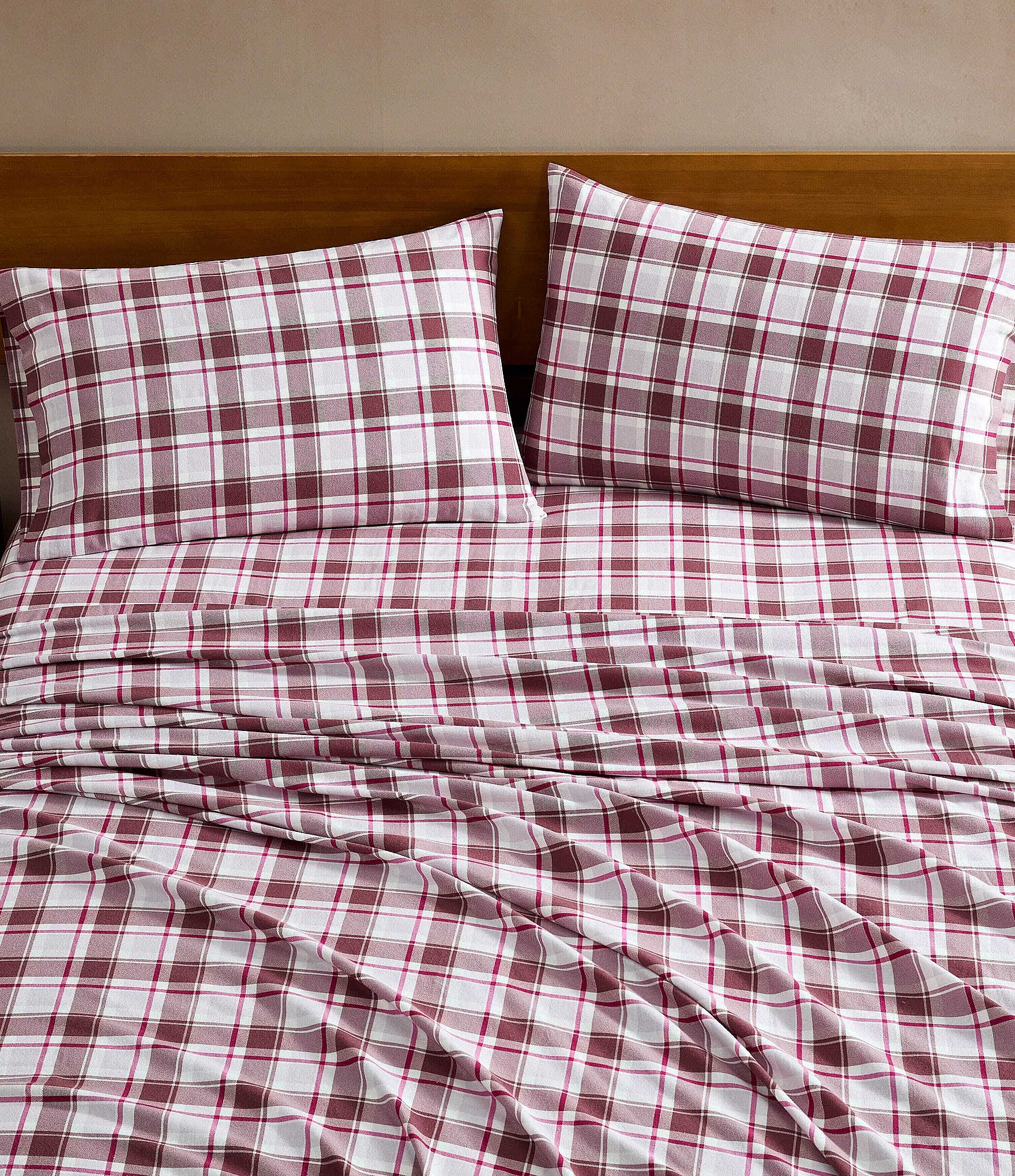 Eddie Bauer Rugged Plaid Cotton Flannel Sheet Set