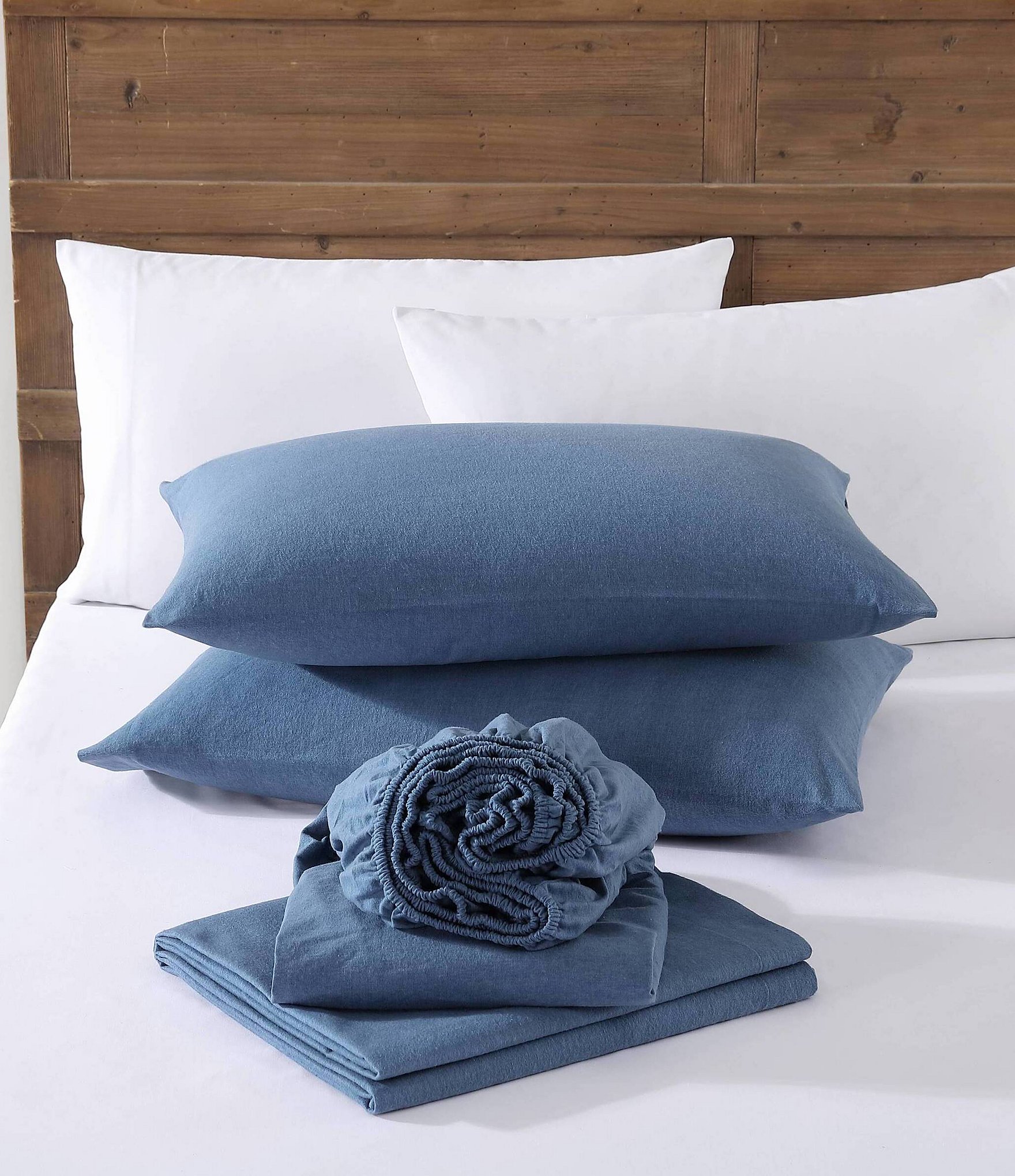 Eddie Bauer Solid Flannel Sheet Set