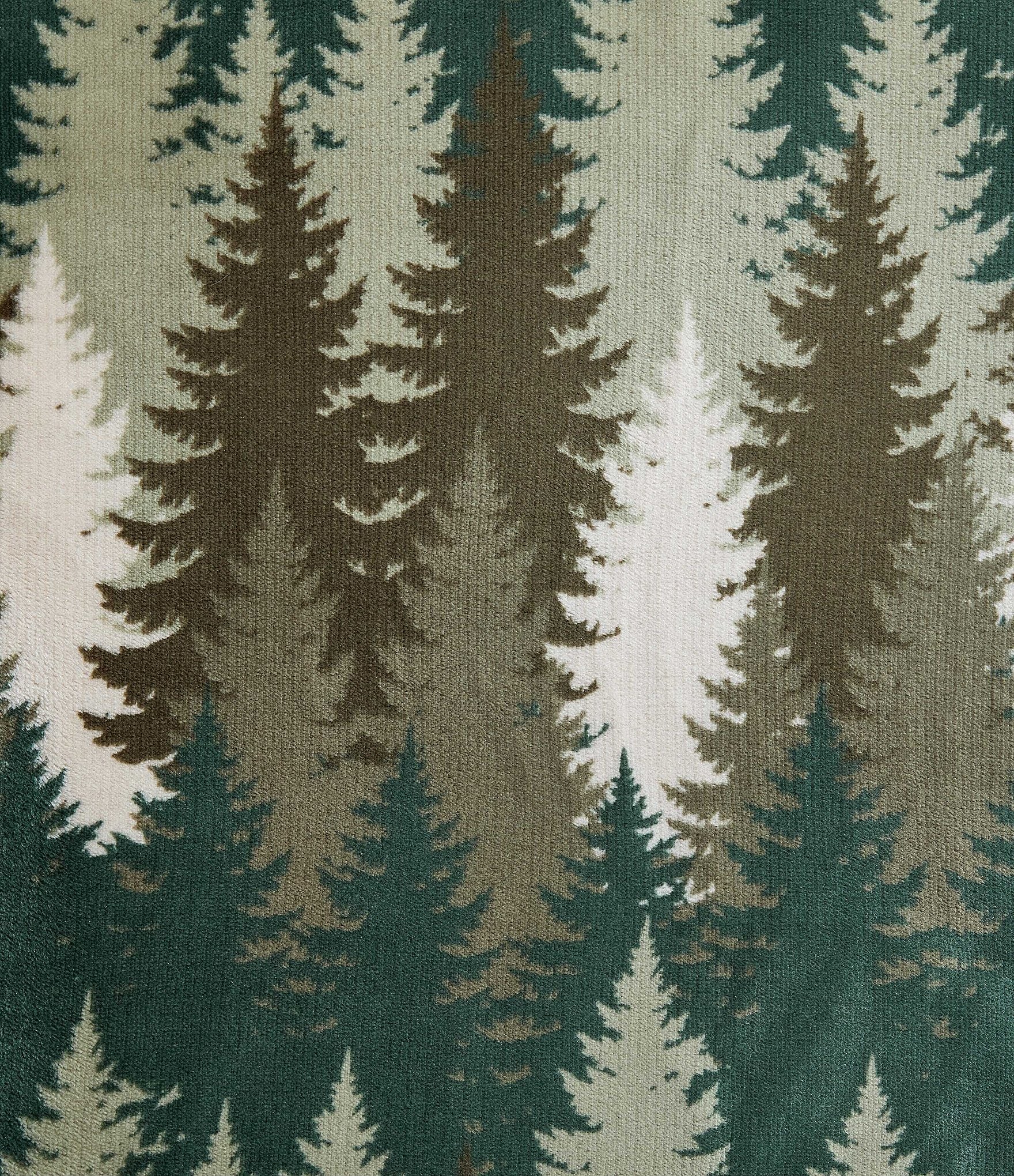 Eddie Bauer Stepped Pines Printed Reversible Plush Throw
