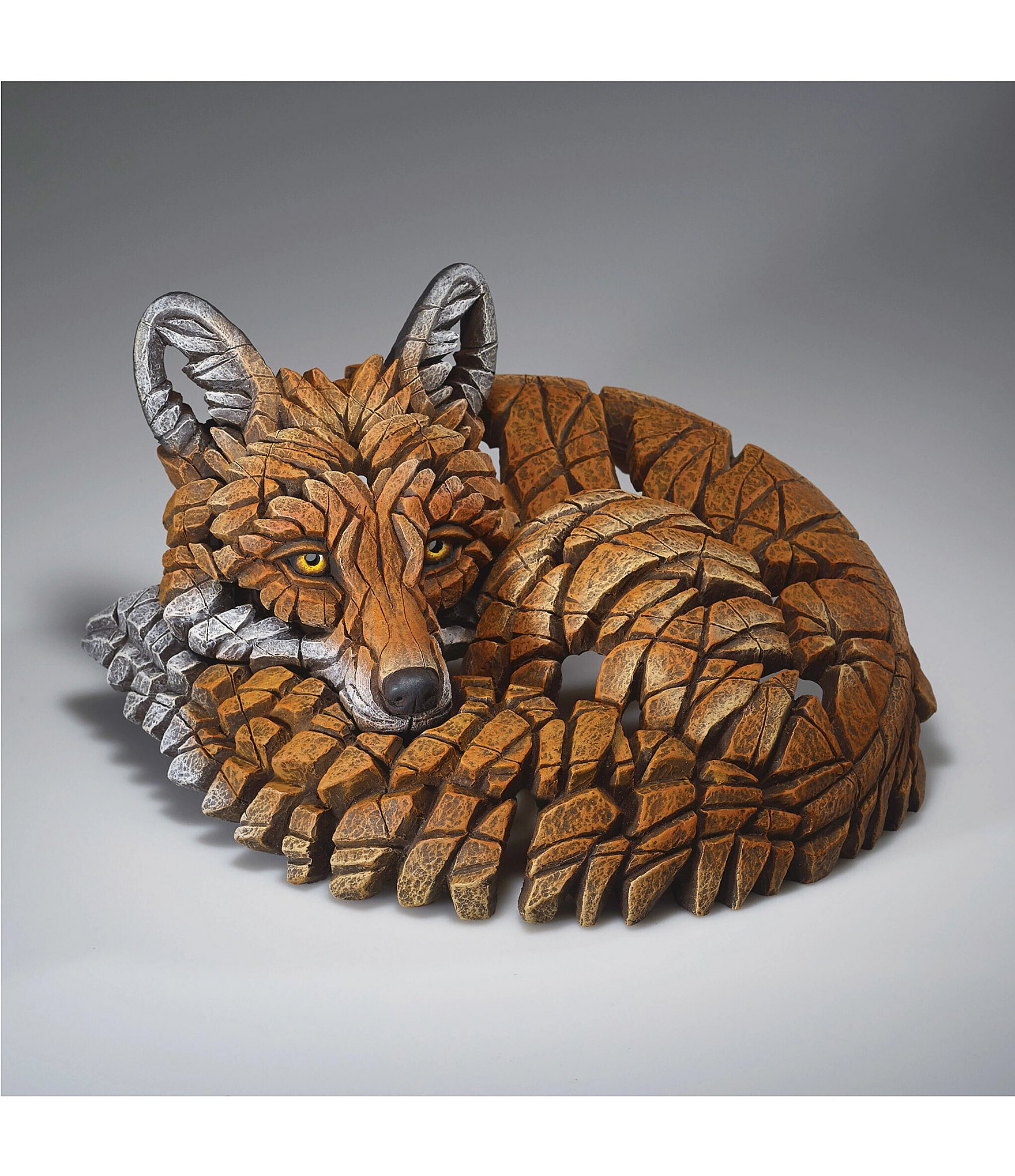 Edge Sculpture By Enesco Curled Up Fox Figurine