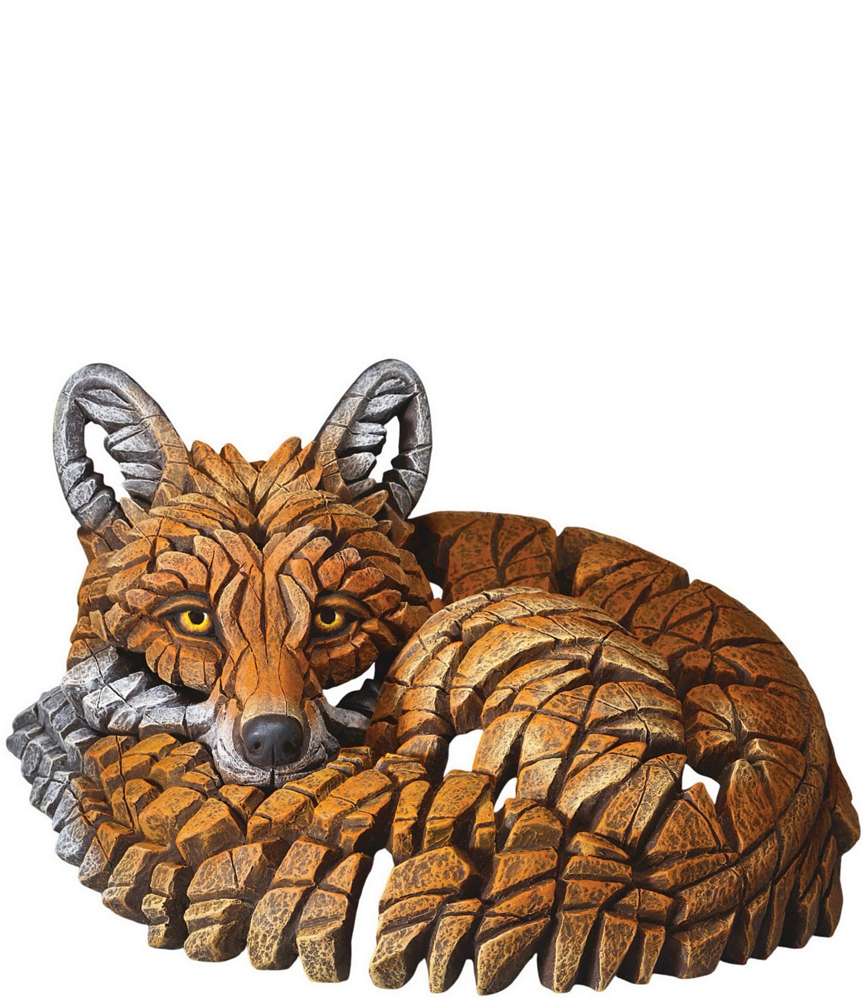 Edge Sculpture By Enesco Curled Up Fox Figurine
