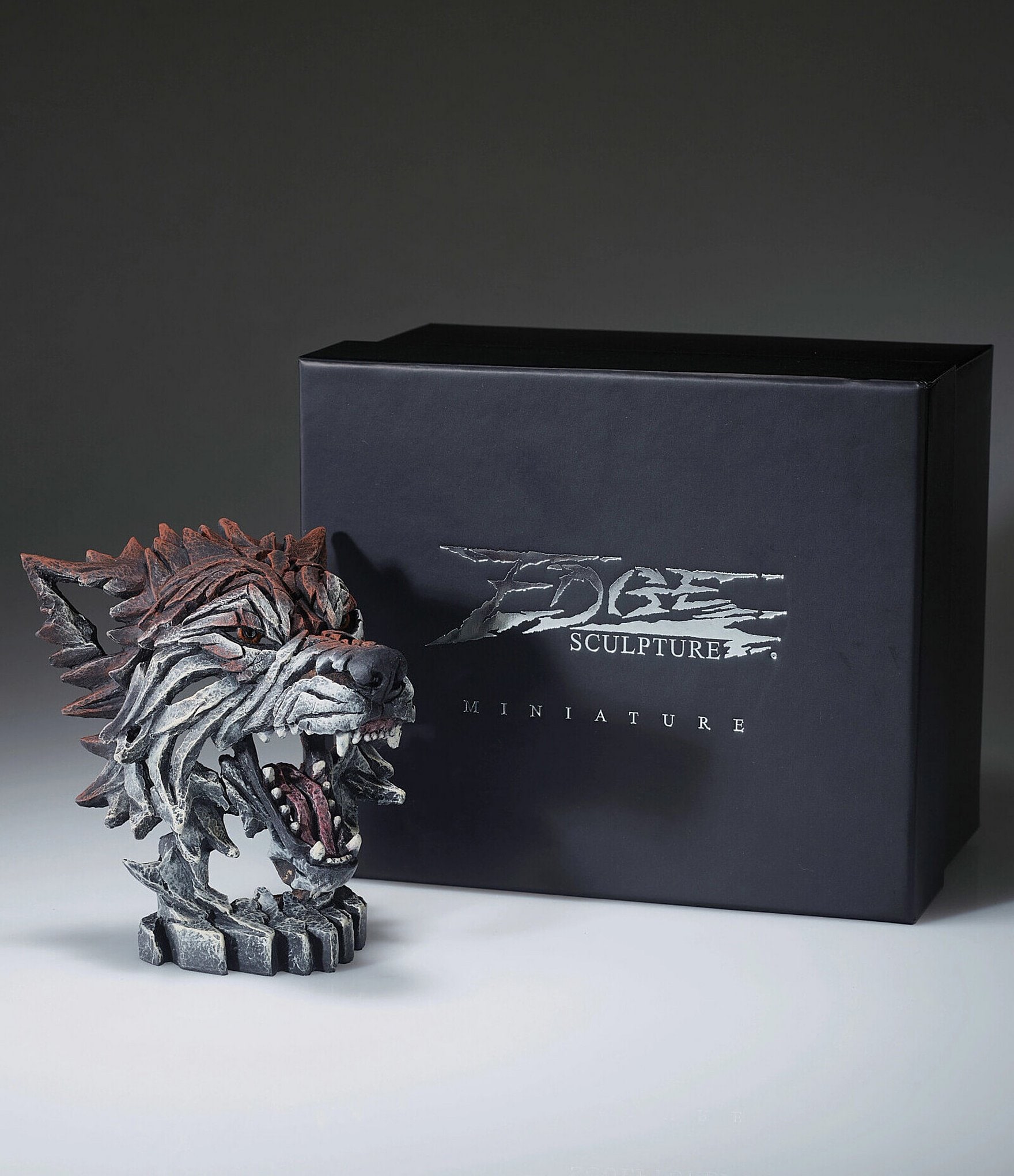 Edge Sculpture by Enesco Mini Wolf Bust Figurine