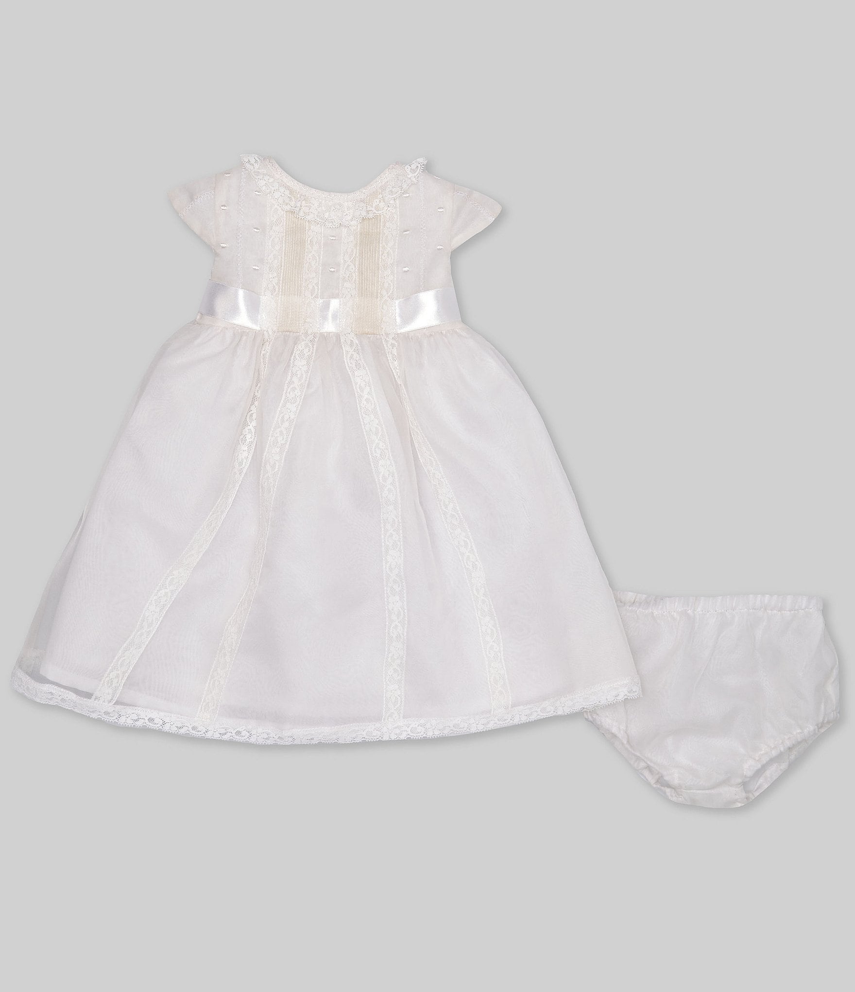 Edgehill Collection Baby Girls 3-24 Months Lace Heirloom Collection Dress