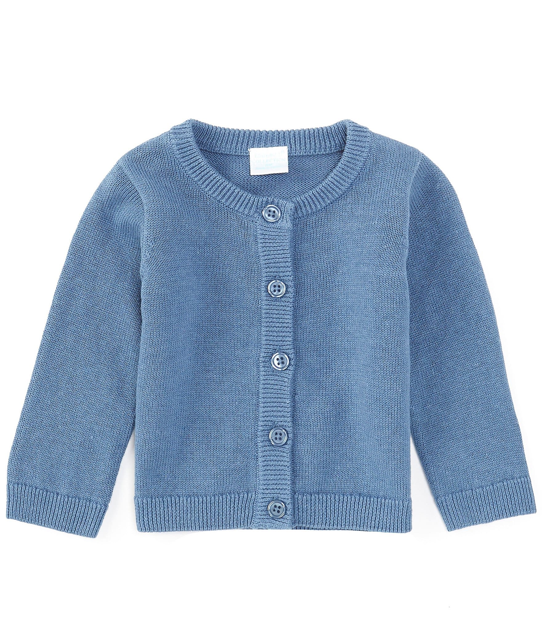 Edgehill Collection Baby Boys 3-24 Months Round Neck Long Sleeve Solid ...