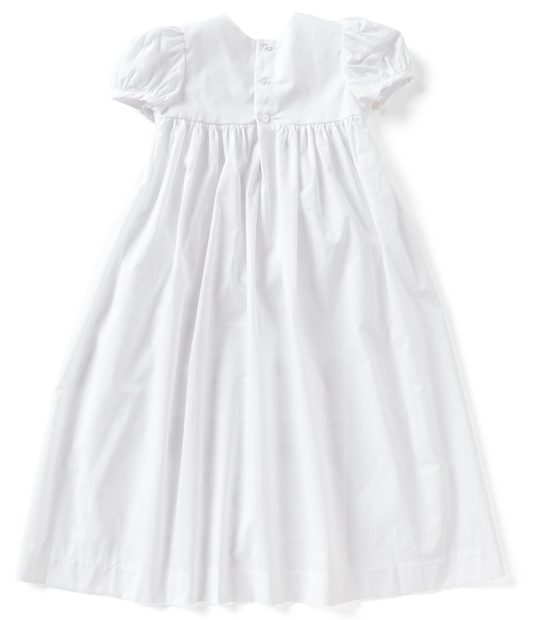 Edgehill Collection Baby Girls Newborn-12 Months Lace Christening Gown & Matching Bonnet Set