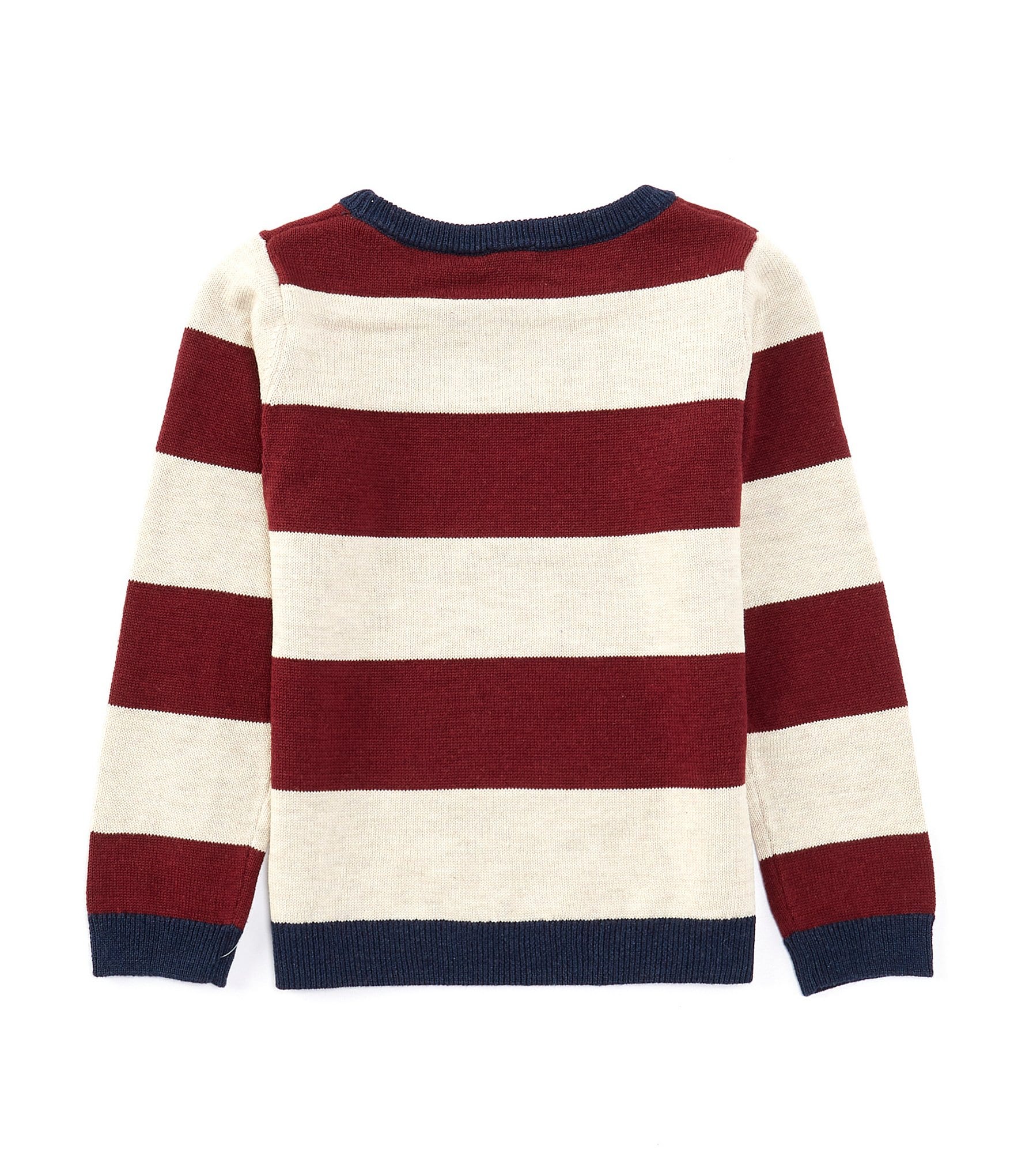 Edgehill Collection Little Boys 2T-7 Stripe Sweater