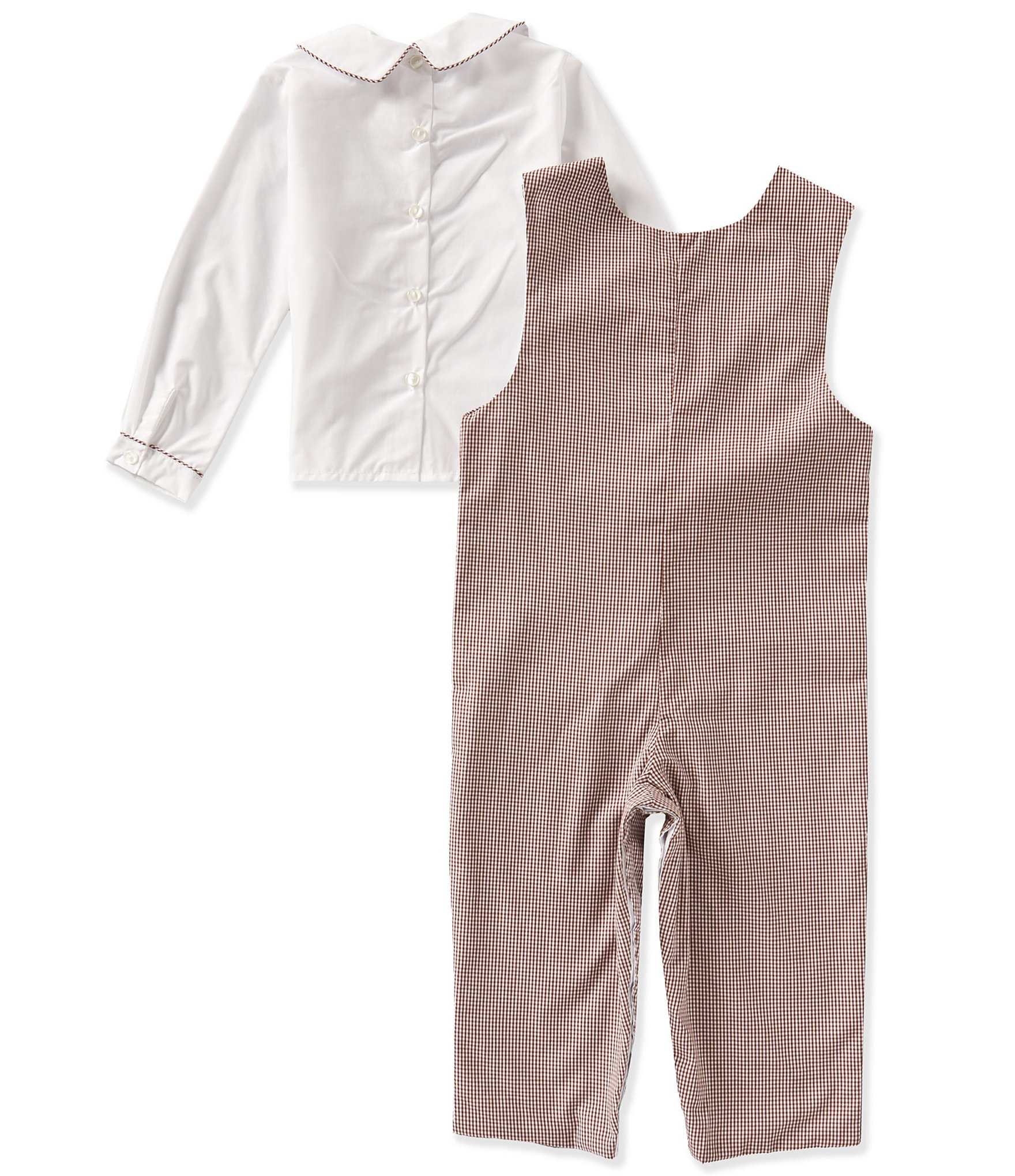 Edgehill Collection Little Boys Smocked Turkey Romper
