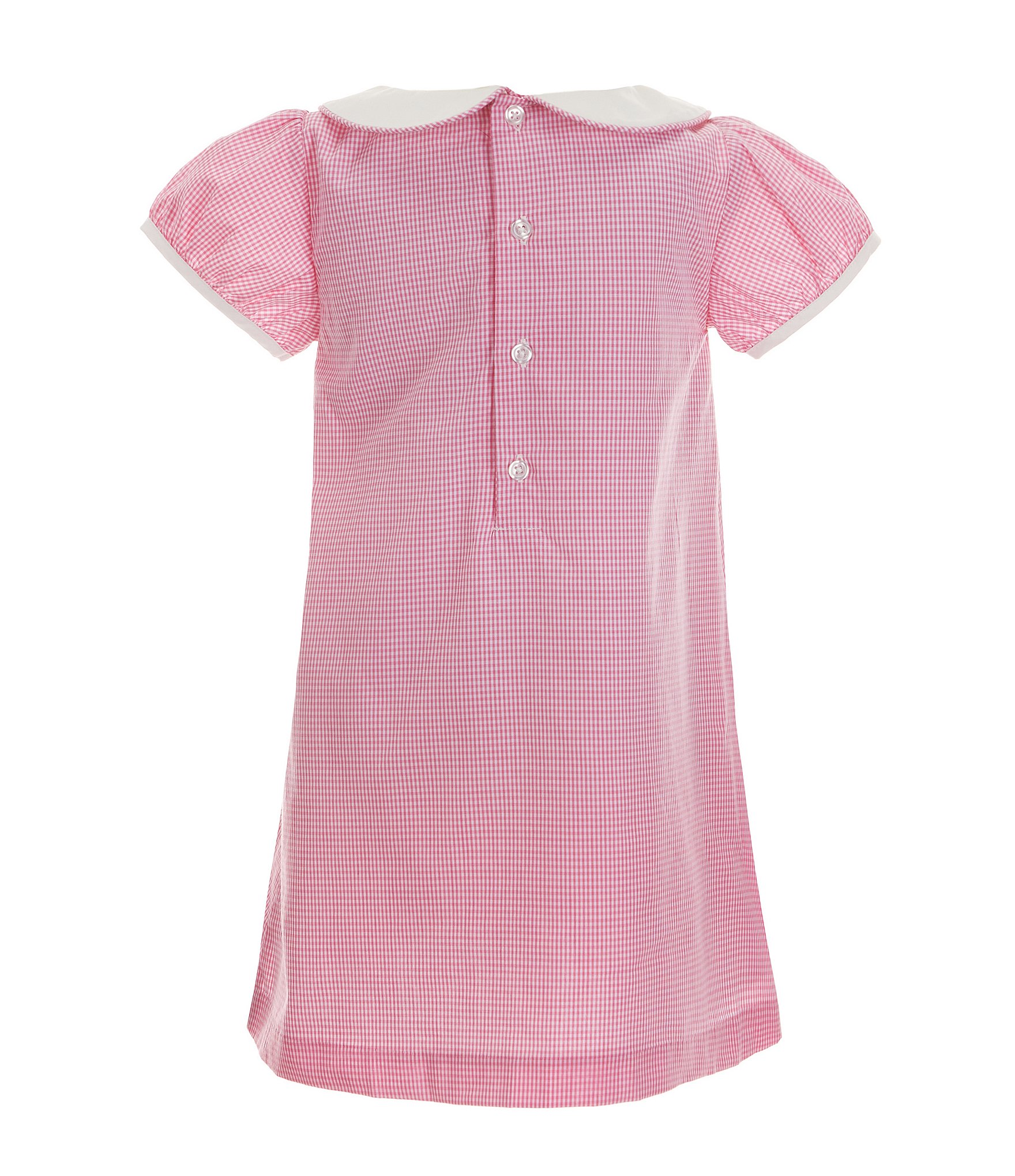 Edgehill Collection Little Girls 2T-6X Peter Pan Cap Sleeve Tab Dress