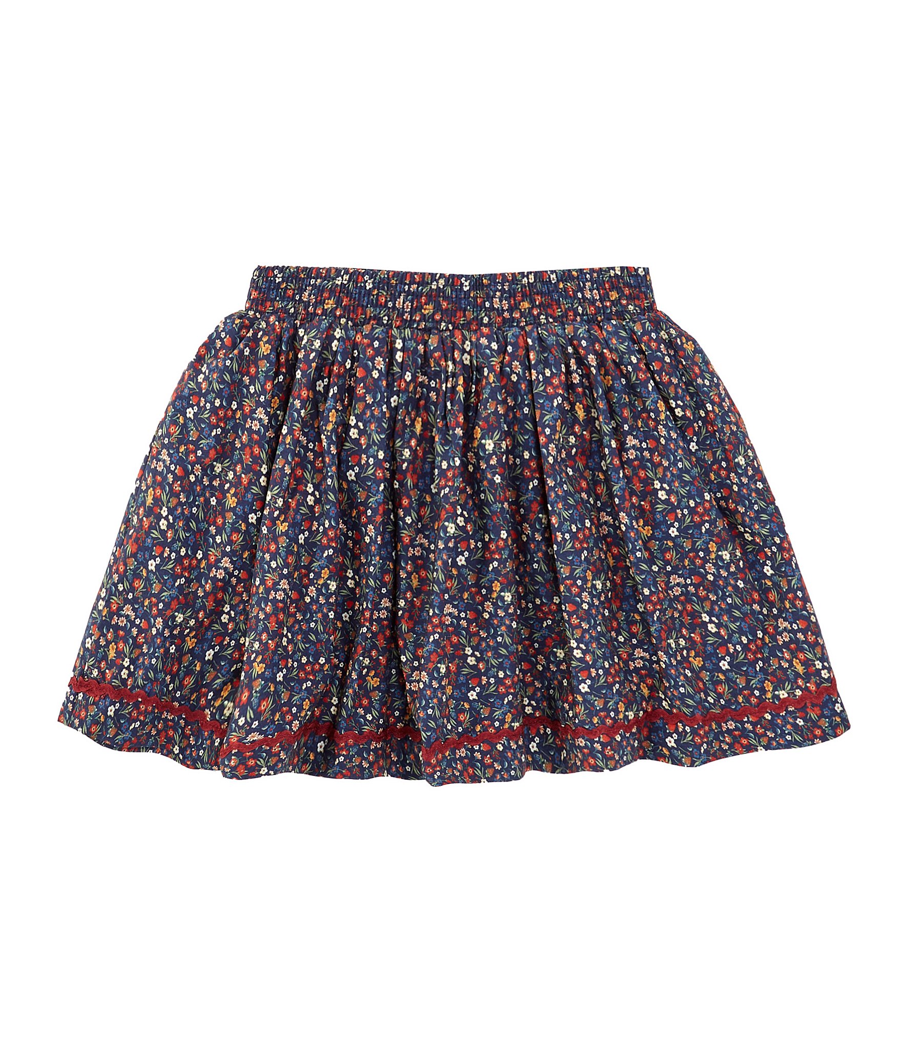 Edgehill Collection Little Girls 2T-6X Ditsy Floral Skirt