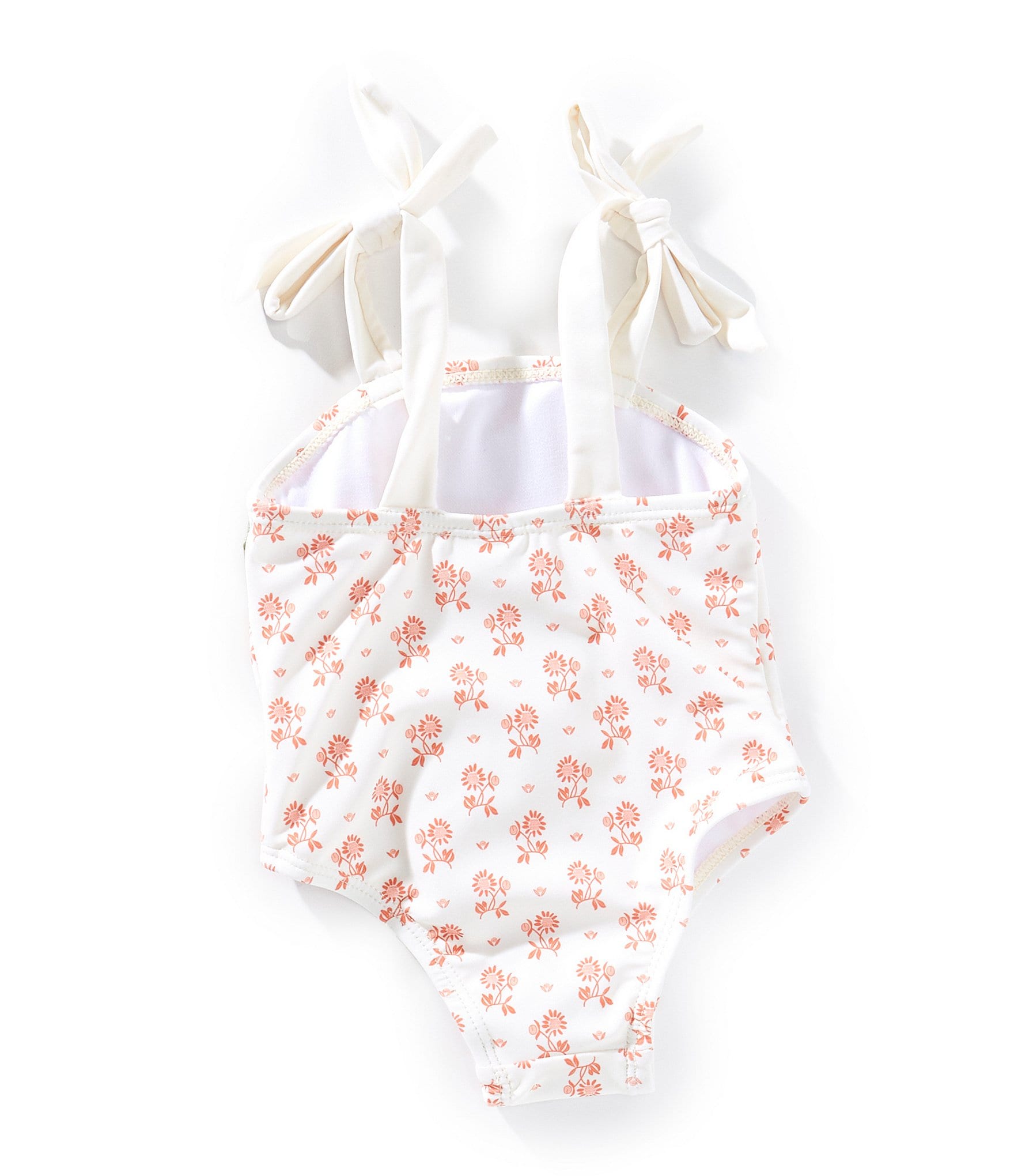 Edgehill Collection x Kristin Ellen Hockman Baby Girls 3-24 Month Sybil Square Neck Floral One-Piece Swimsuit