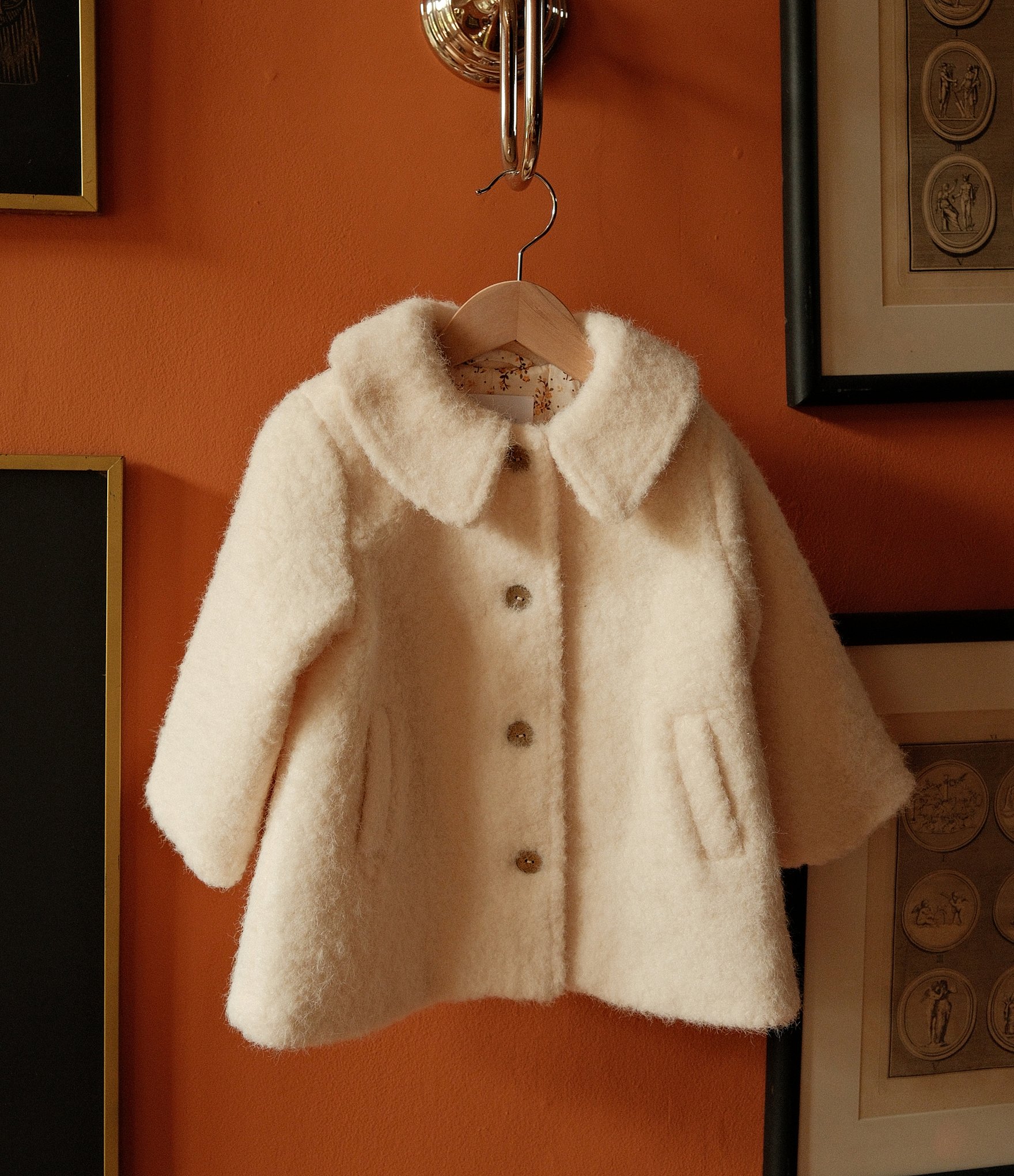 Edgehill Collection x Kristin Ellen Hockman Baby Girls Greta Coat