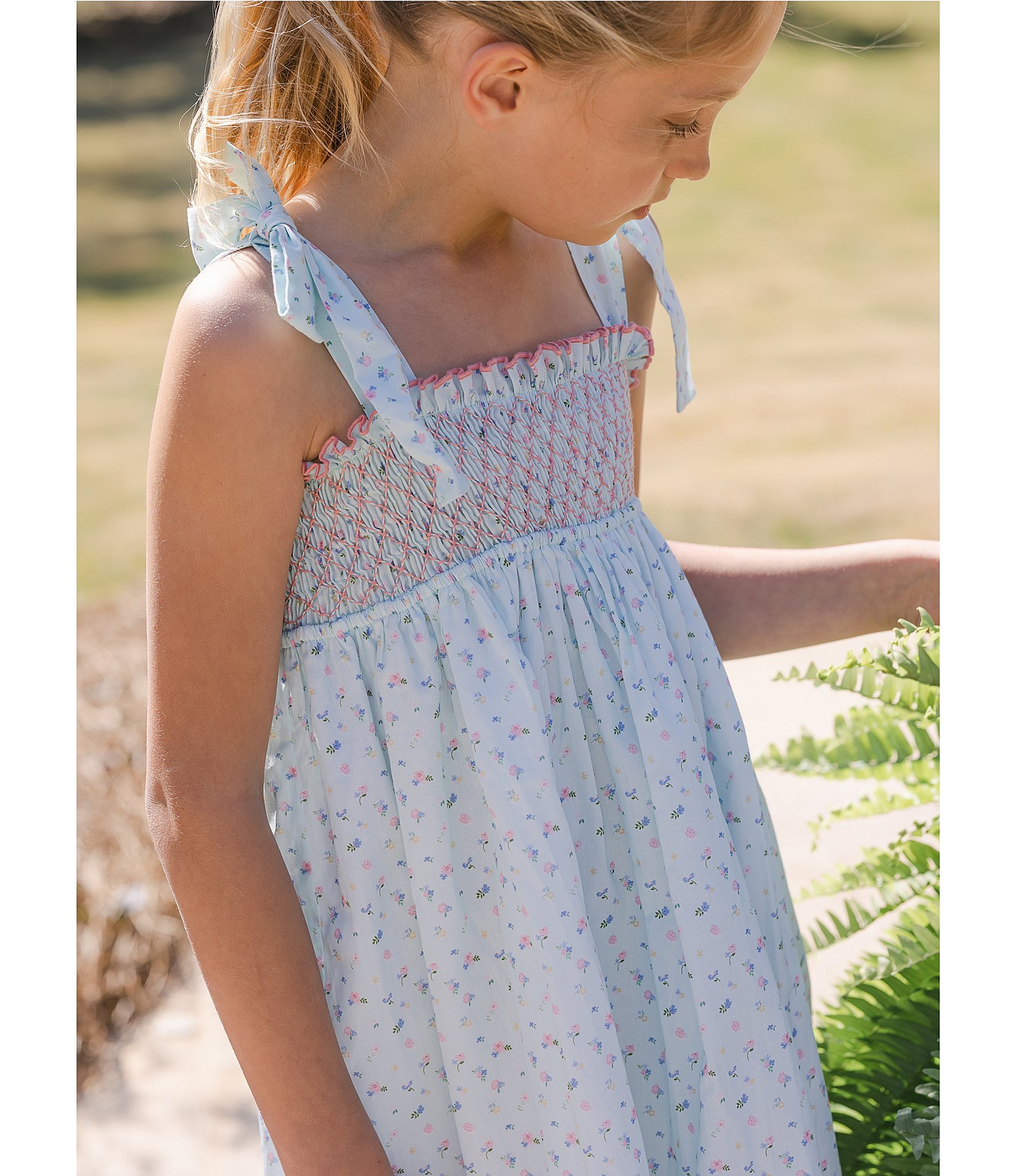Edgehill Collection x Sun House Children's Little Girls 2T-8 Tie ...