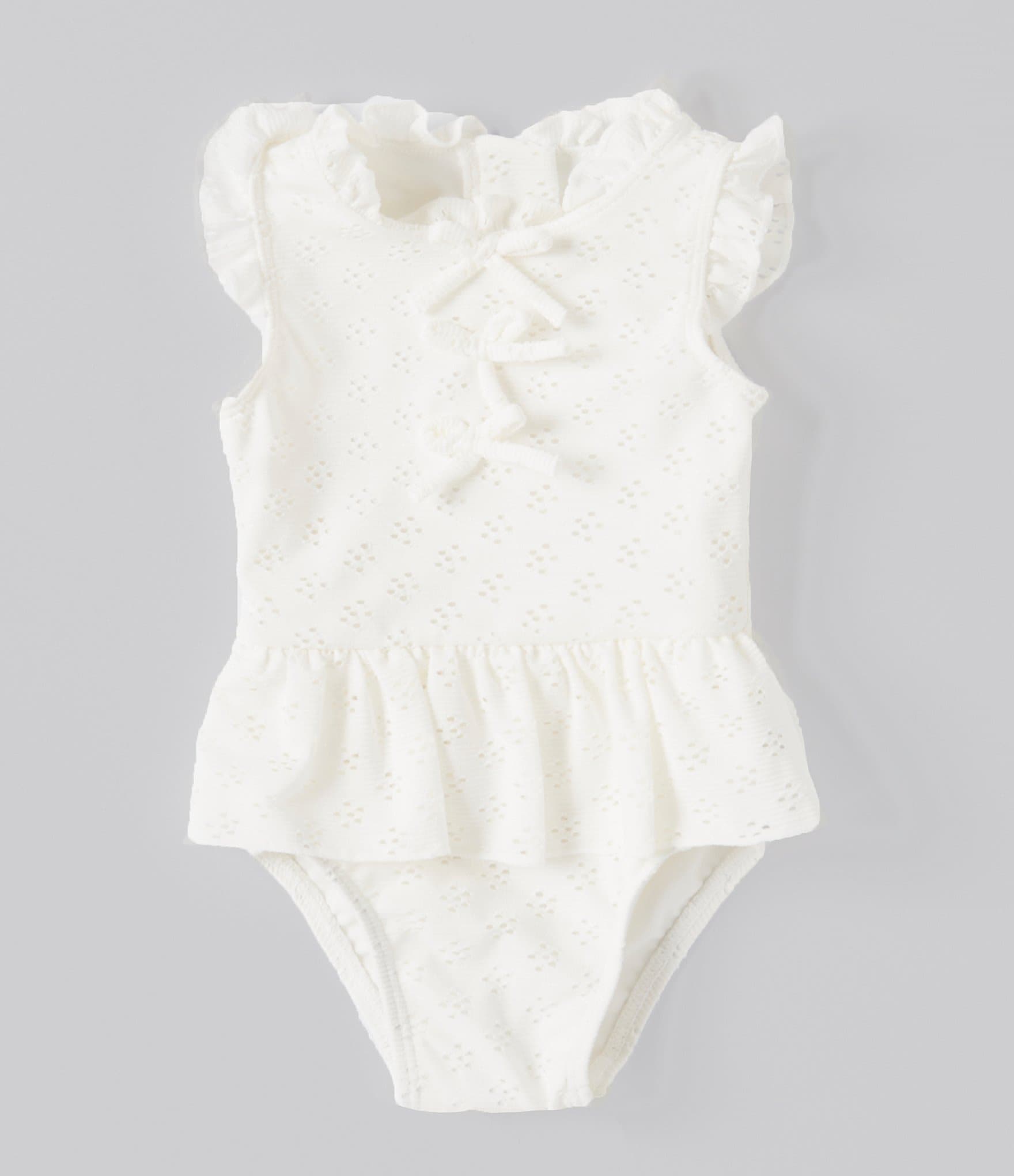 Edgehill Collection x The Broke Brooke Baby Girls Newborn-24 Months Elle  Eyelet One Piece Swimsuit | Dillard's