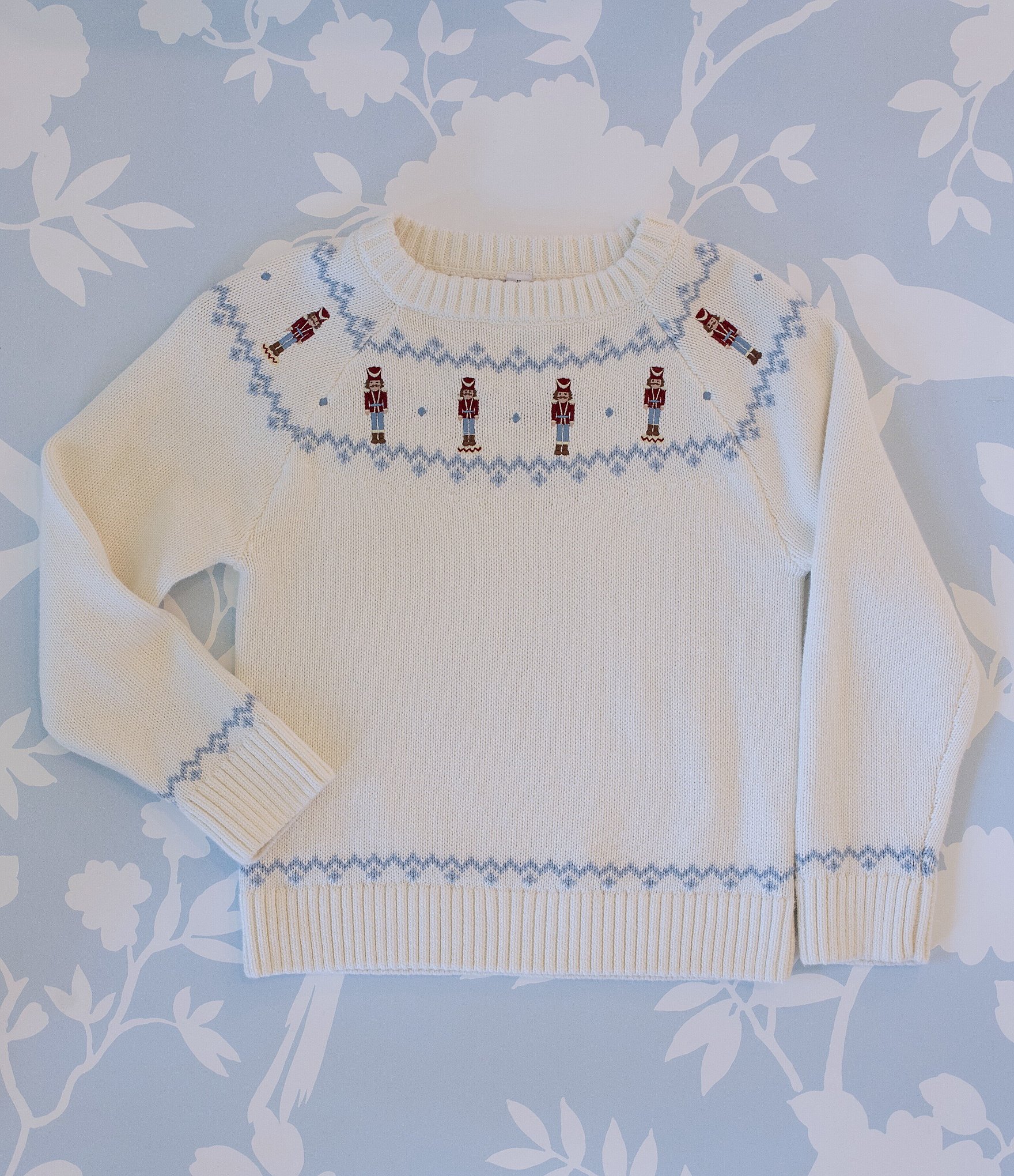 Edgehill Collection x The Broke Brooke Little/Big Boys Fritz Fair Isle Nutcracker Sweater