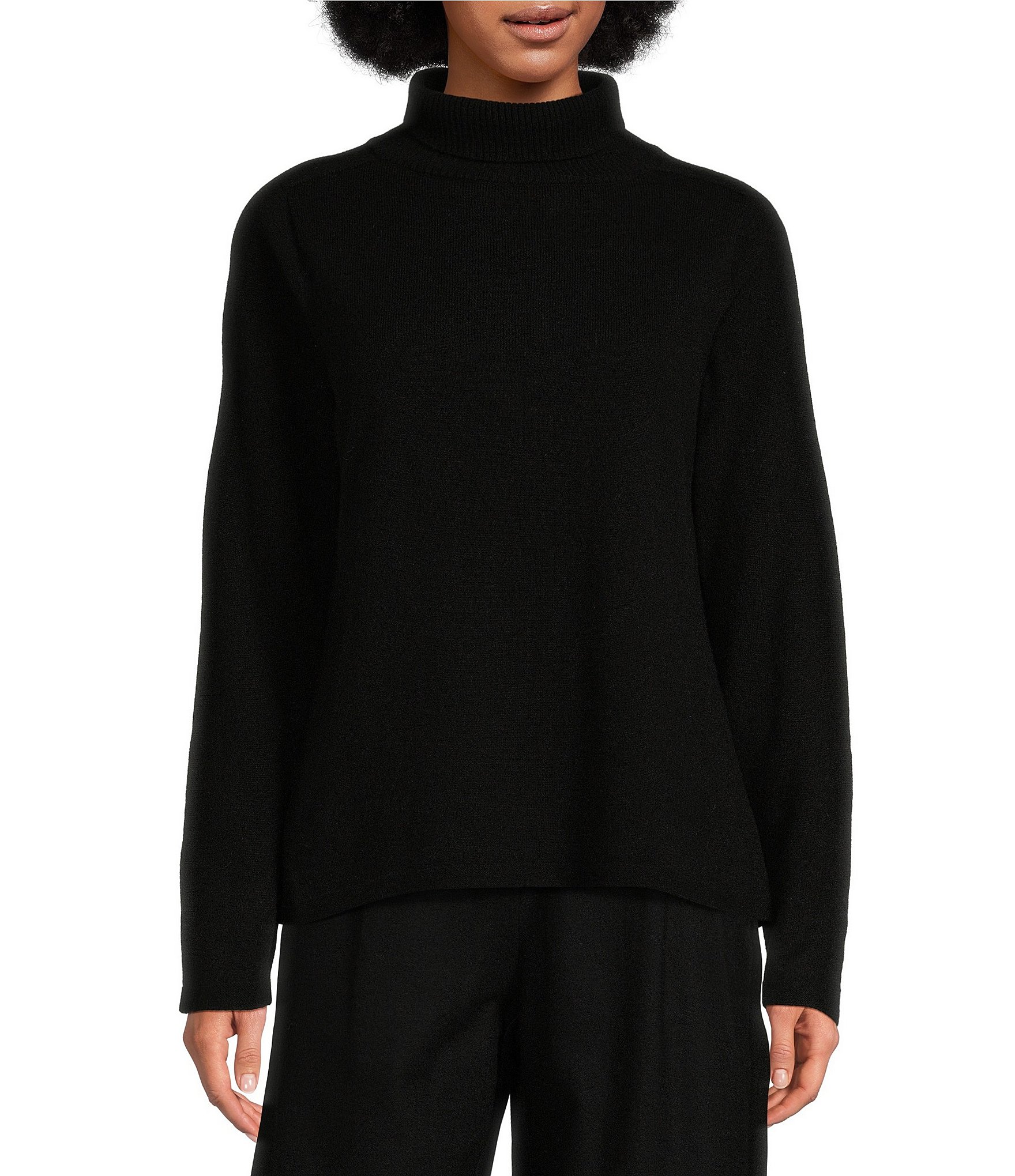 Eileen Fisher Cashmere Turtleneck Long Sleeve Sweater Dillard s