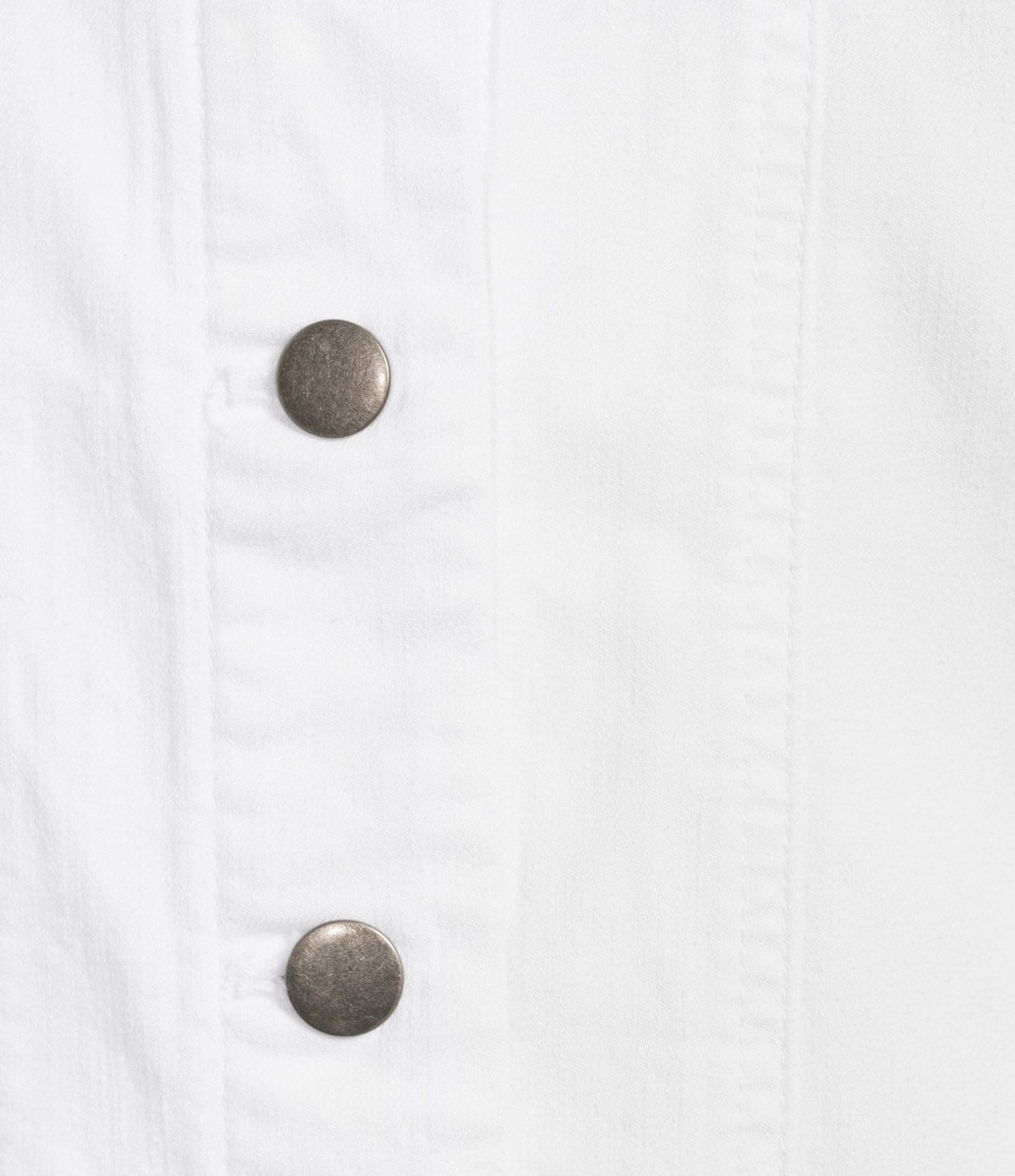 Eileen Fisher Organic Cotton Blend Denim Round Neck Long Sleeve Patch Pocket Jacket