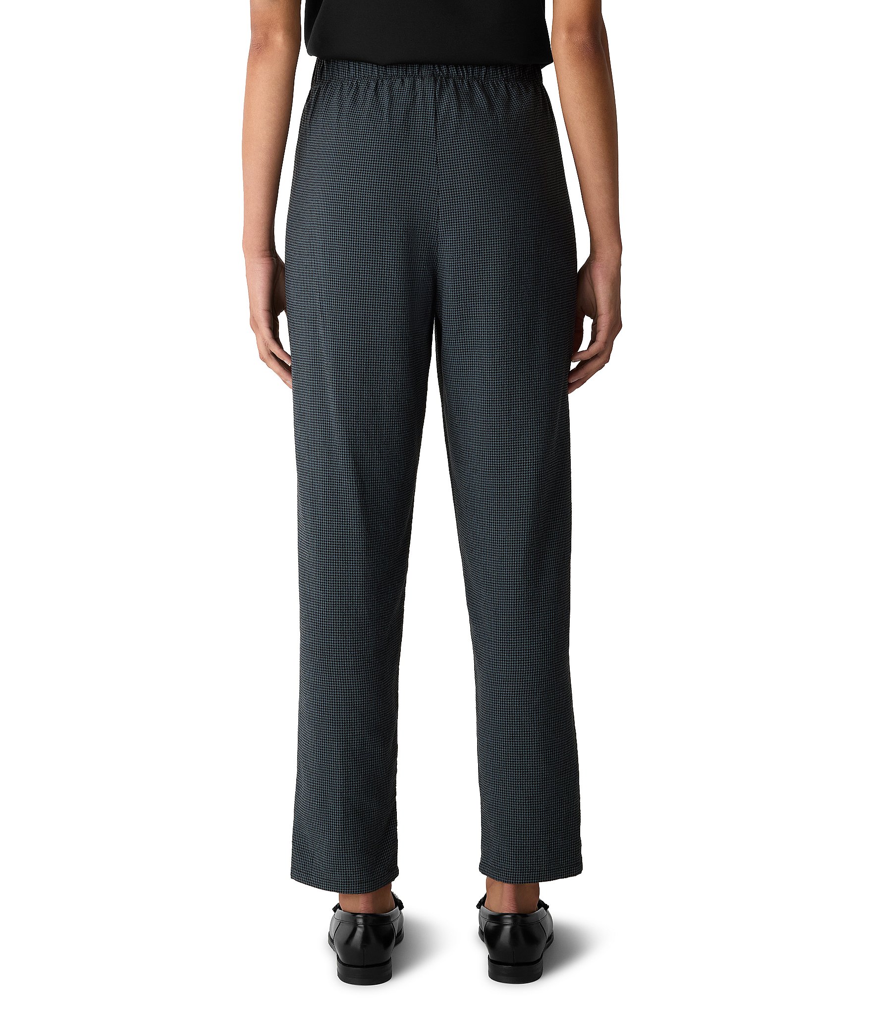 Eileen Fisher Fluid Crepe Tapered Ankle Pants