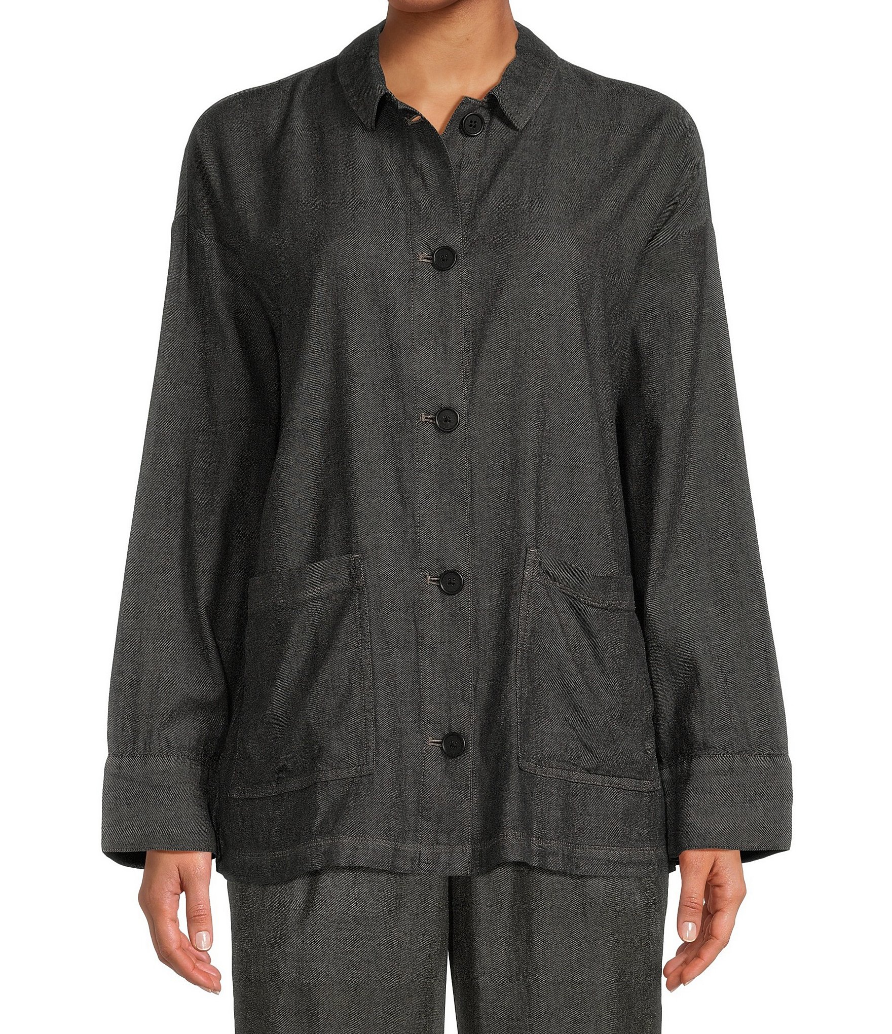 Eileen fisher organic outlet cotton jacket