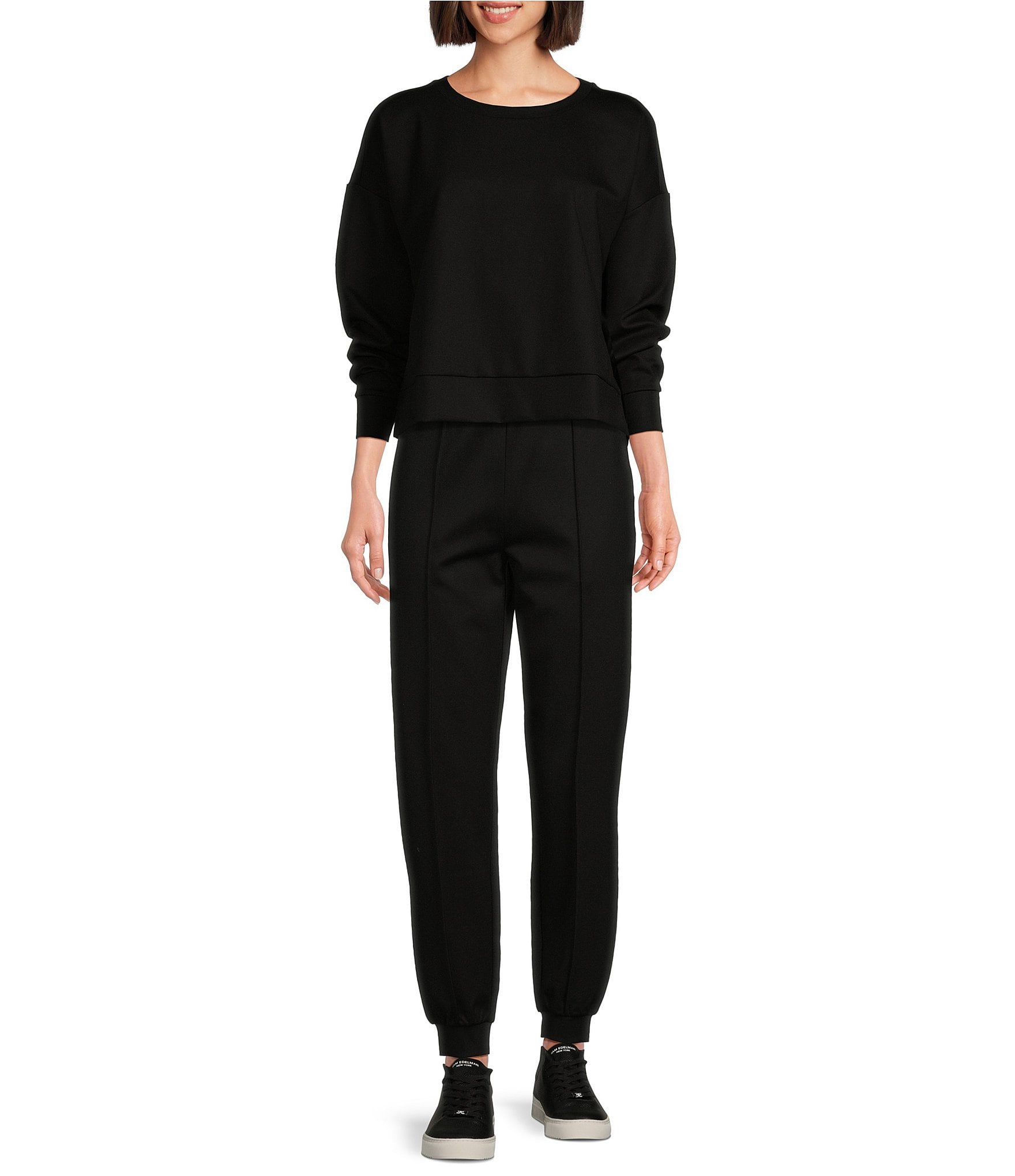 Eileen Fisher Petite Size Tencel™ Lyocell Lightweight Ponte Coordinating Jogger Ankle Pants