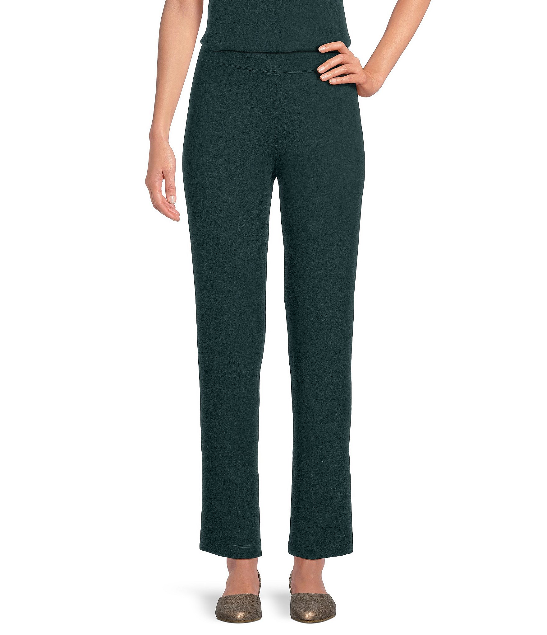 Eileen Fisher Women's size PP Lavender Silk 2pc Set Button Down Shirt+Pants