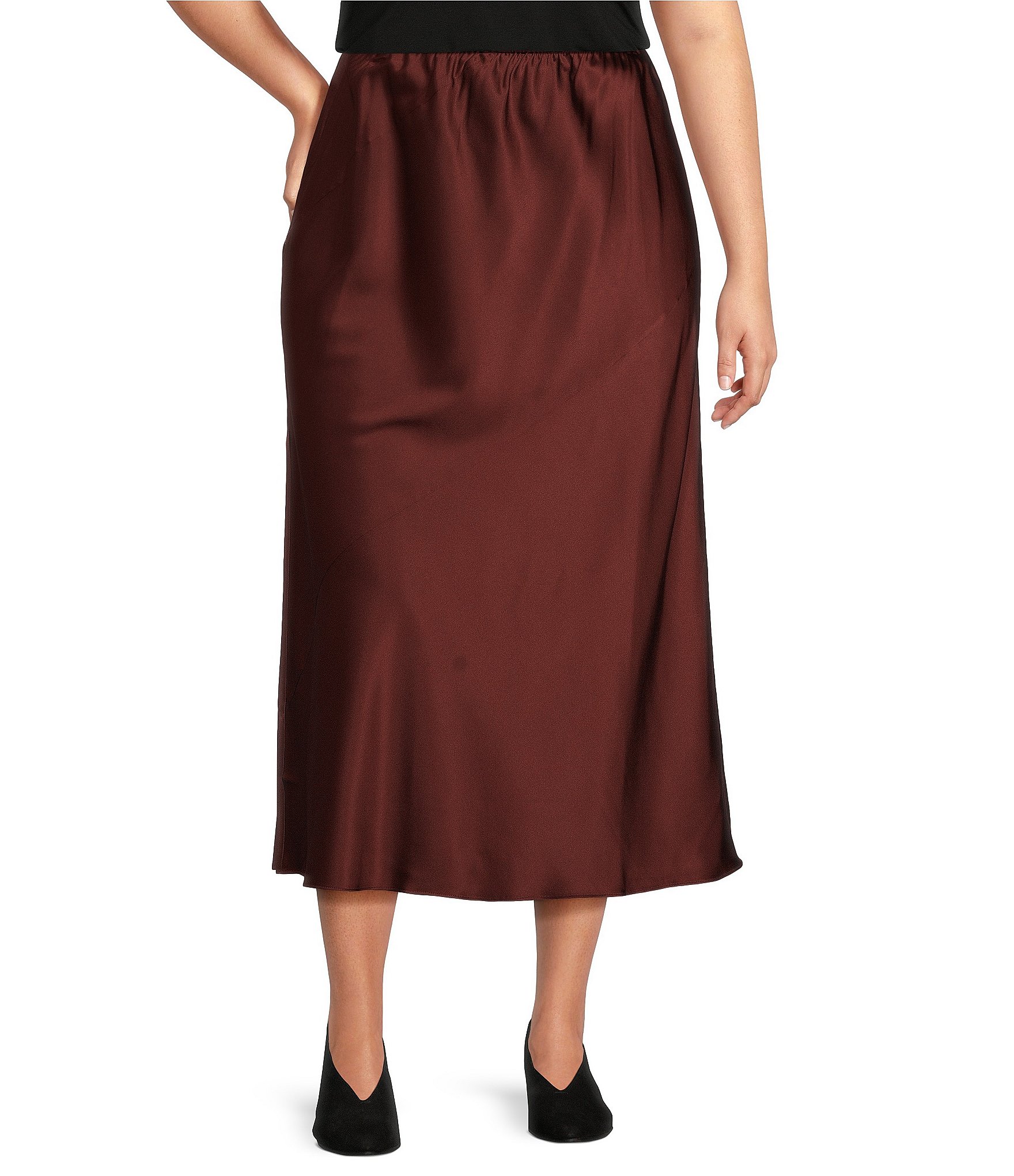 Eileen fisher midi shops skirt