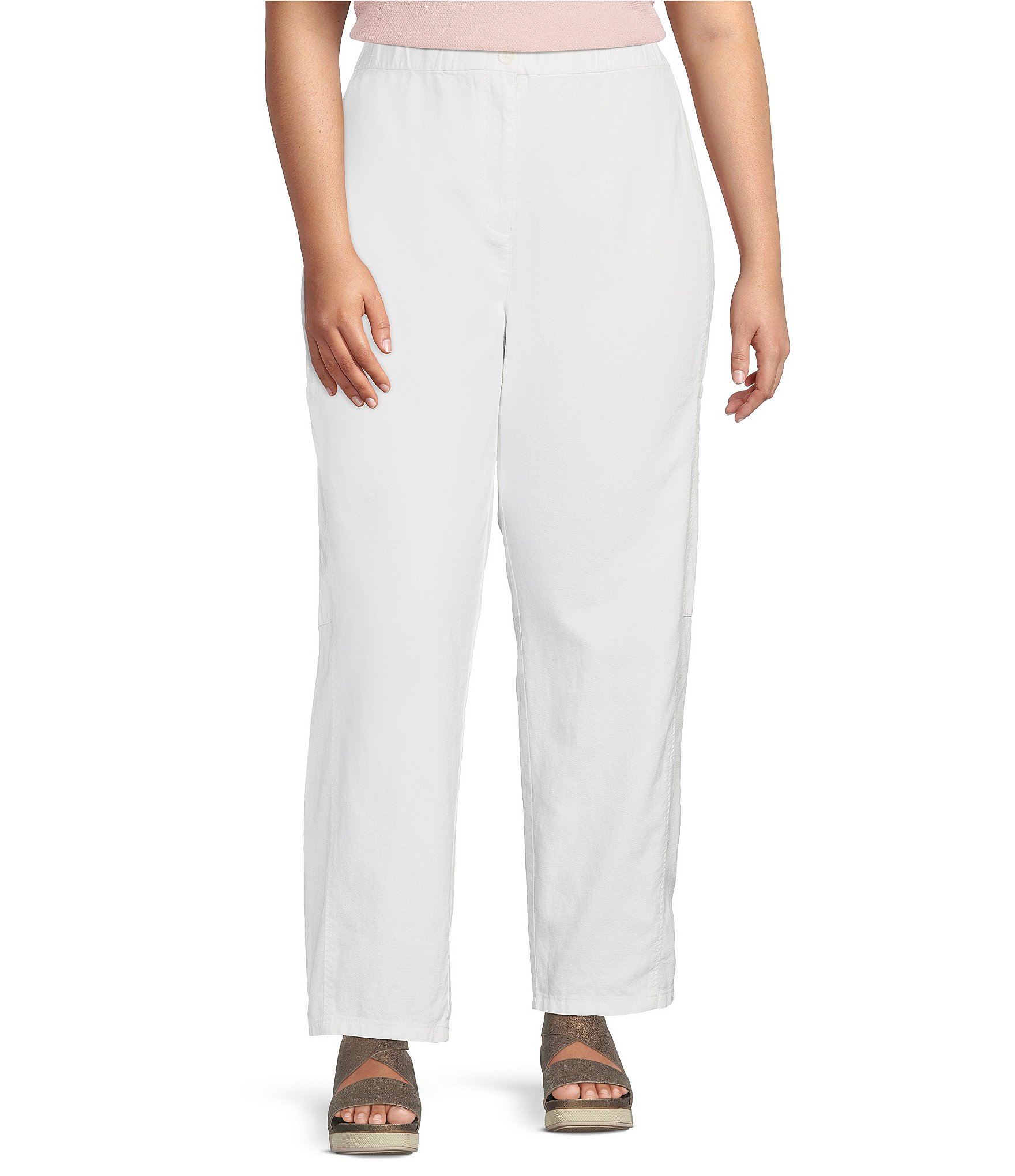 eileen fisher pants: Plus-Size Suits and Workwear Pants