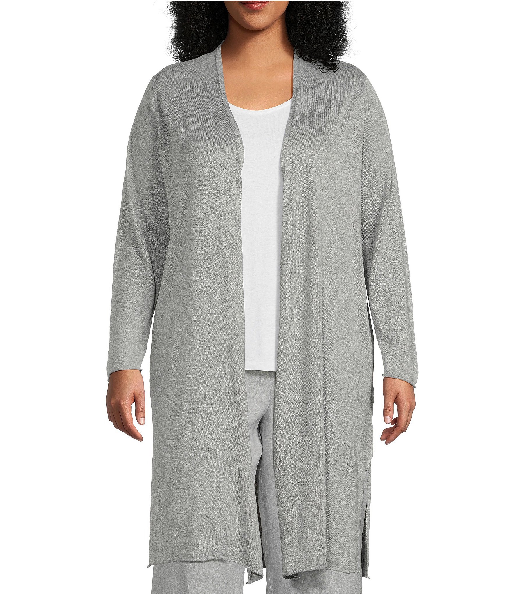  HJJPWW Open Front Maxi Cardiagn for Women Plus Size