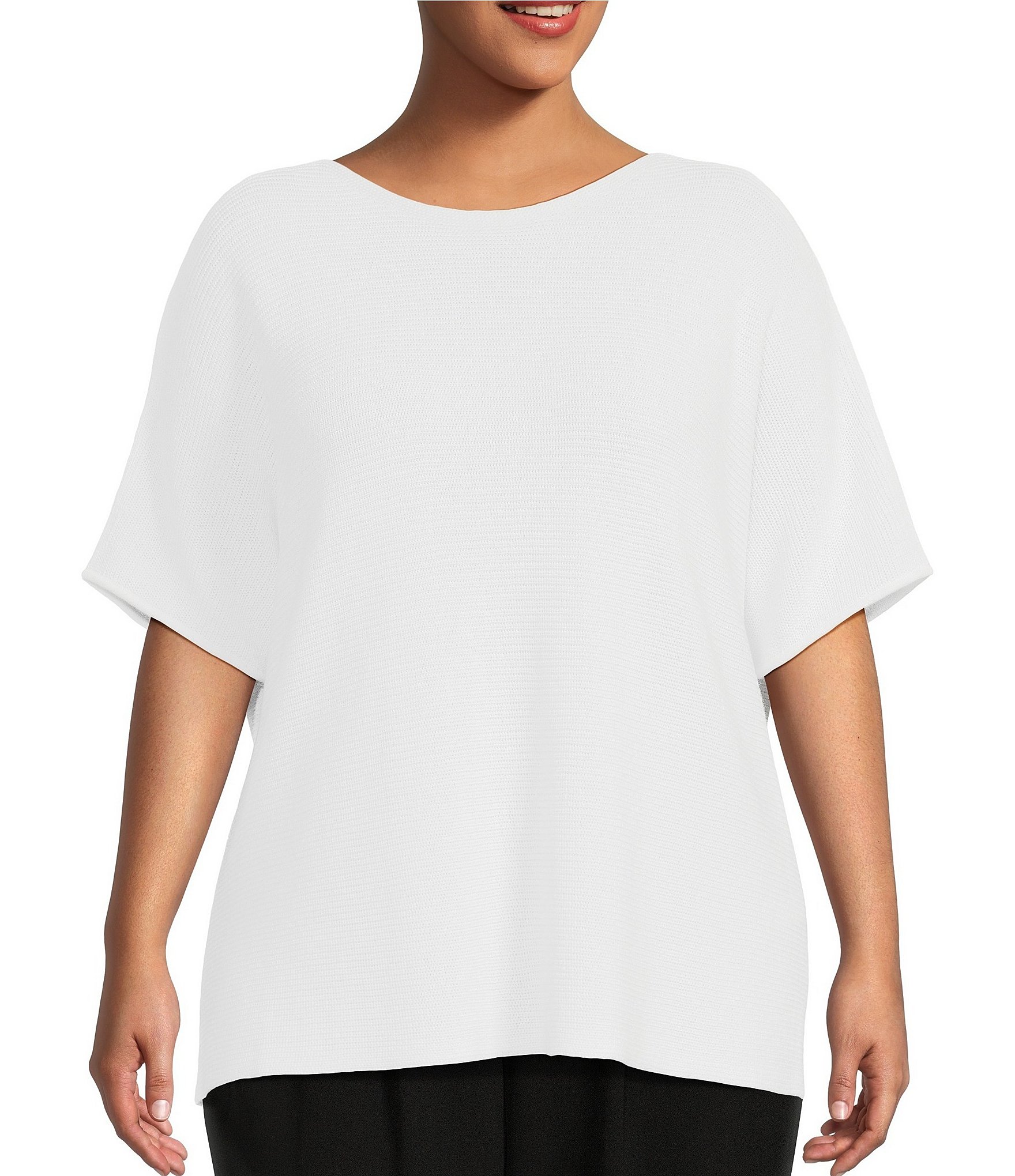 womens cotton: Plus-Size Knit Tops & Tees