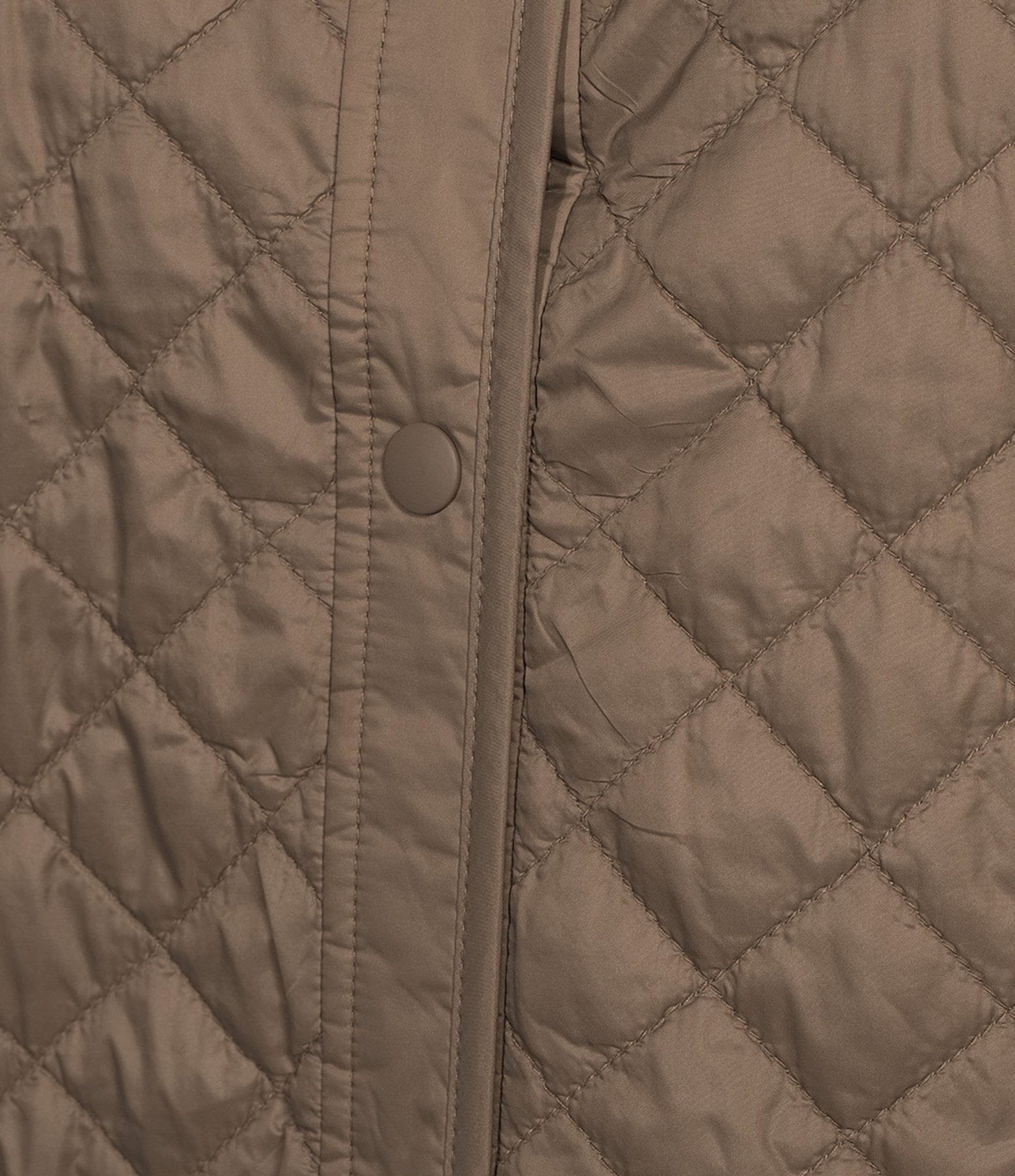 Eileen Fisher Plus Size Quilted Round Neck Long Sleeve Short Coat