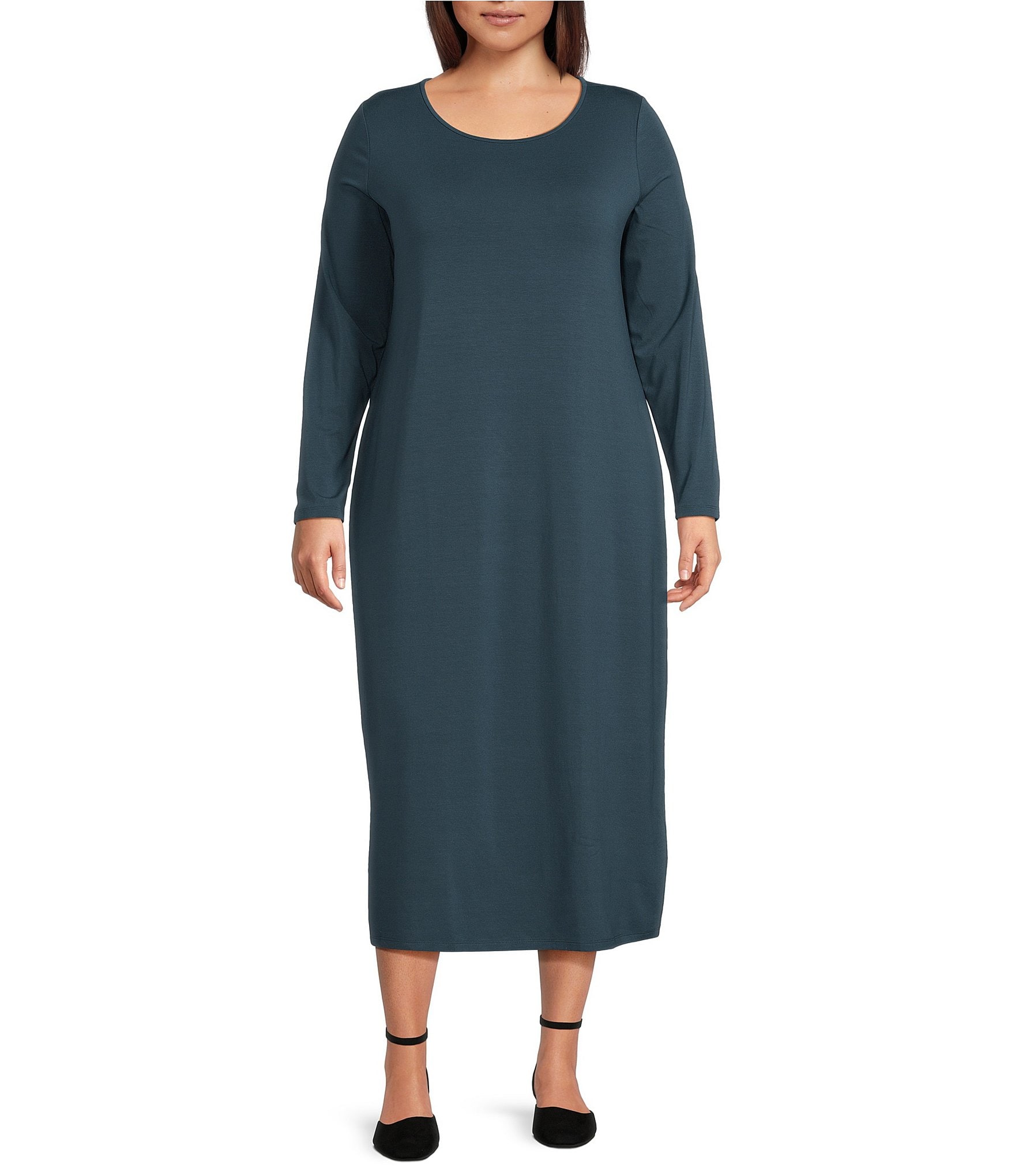 Eileen fisher clearance jersey shift dress