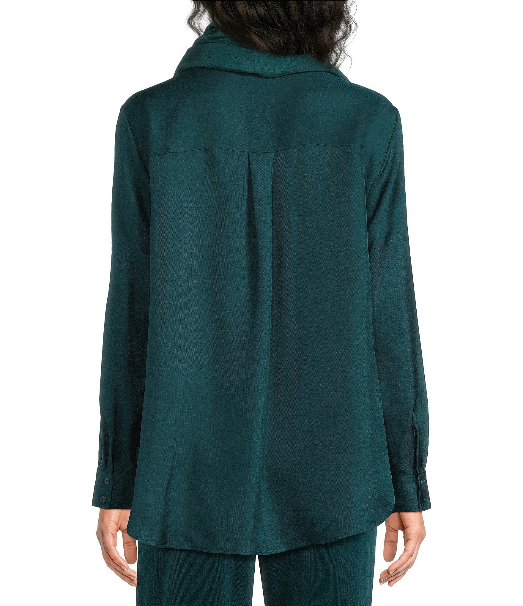 Eileen Fisher Silk Cotton Pucker Wrap Scarf