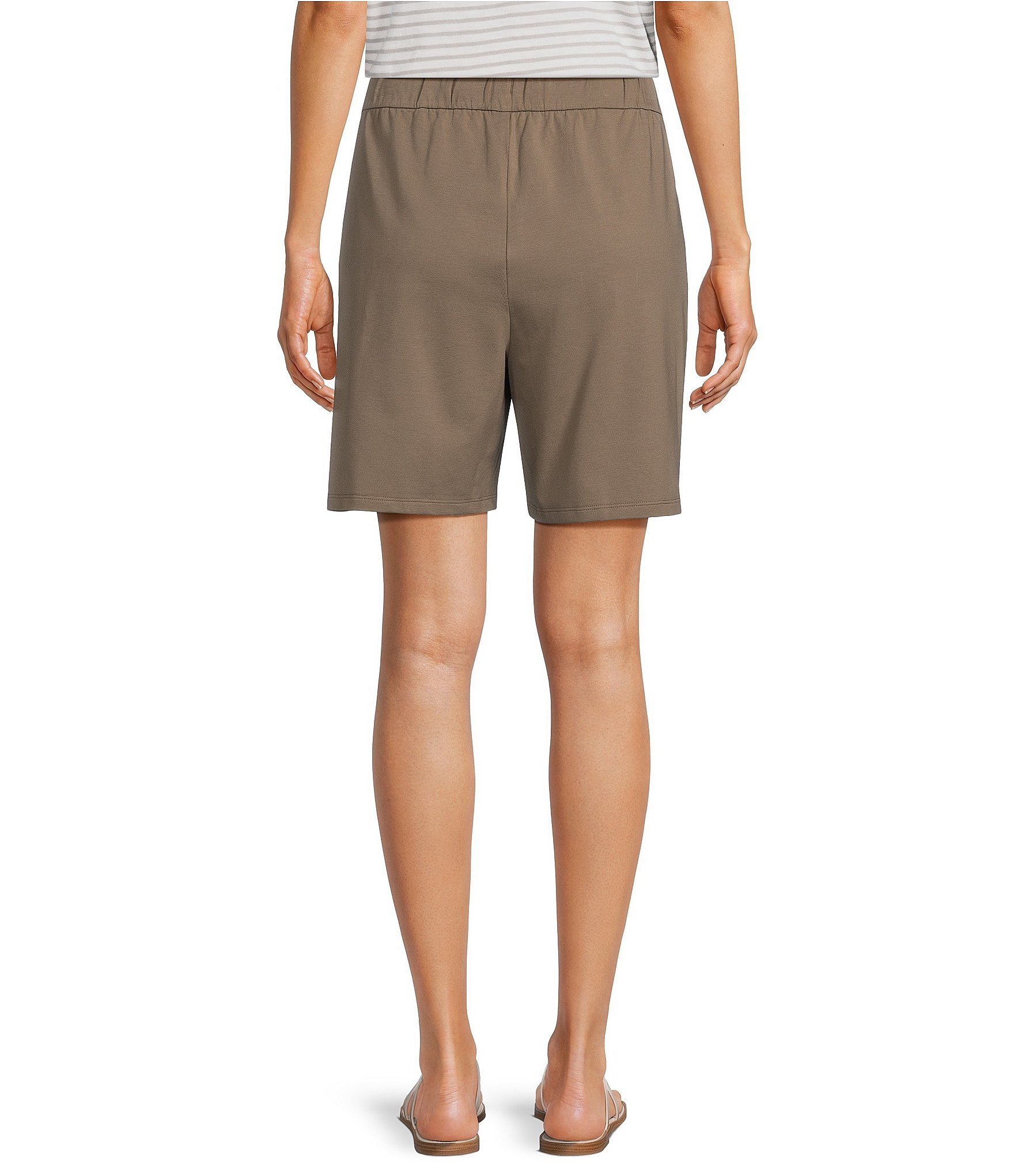 Eileen Fisher Stretch Jersey Drawstring Short